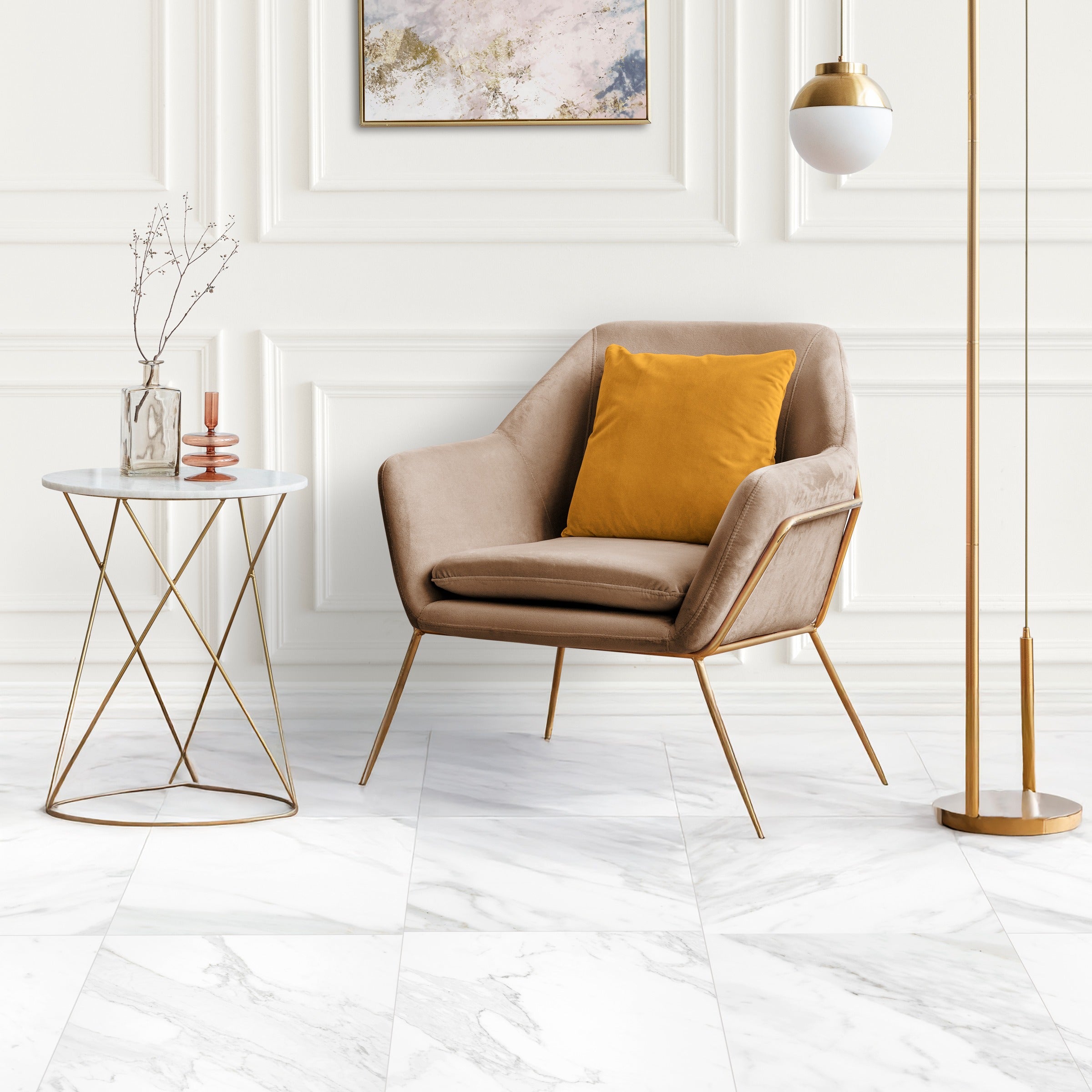 CALACATTA GOLD: Field Tile (18"×18"×3/8" | polished)