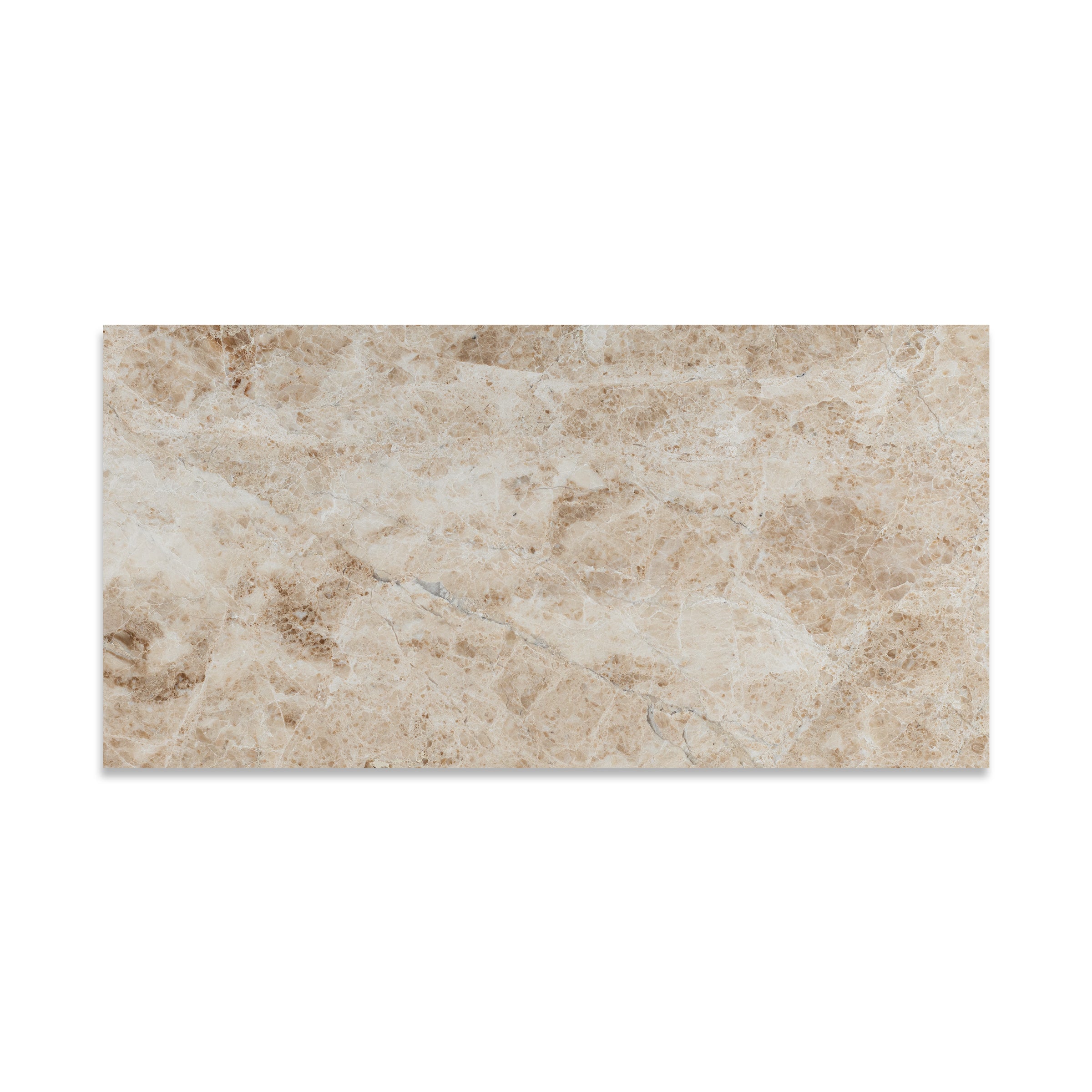 CREMA CAPPUCCINO: Field Tile (12"×24"×1/2" | polished)