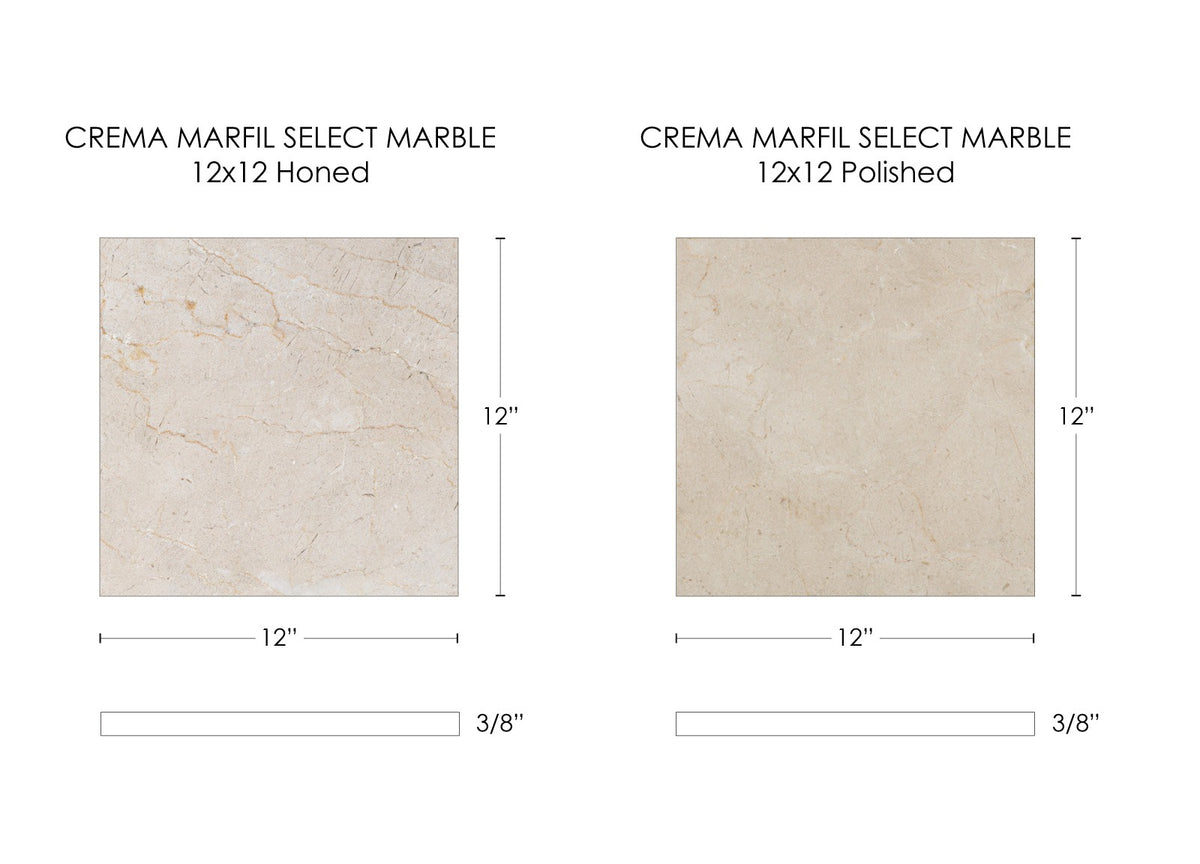 Nsr Crema Marfil Select Polished & Honed Checkerboard tile — available at Surface Group