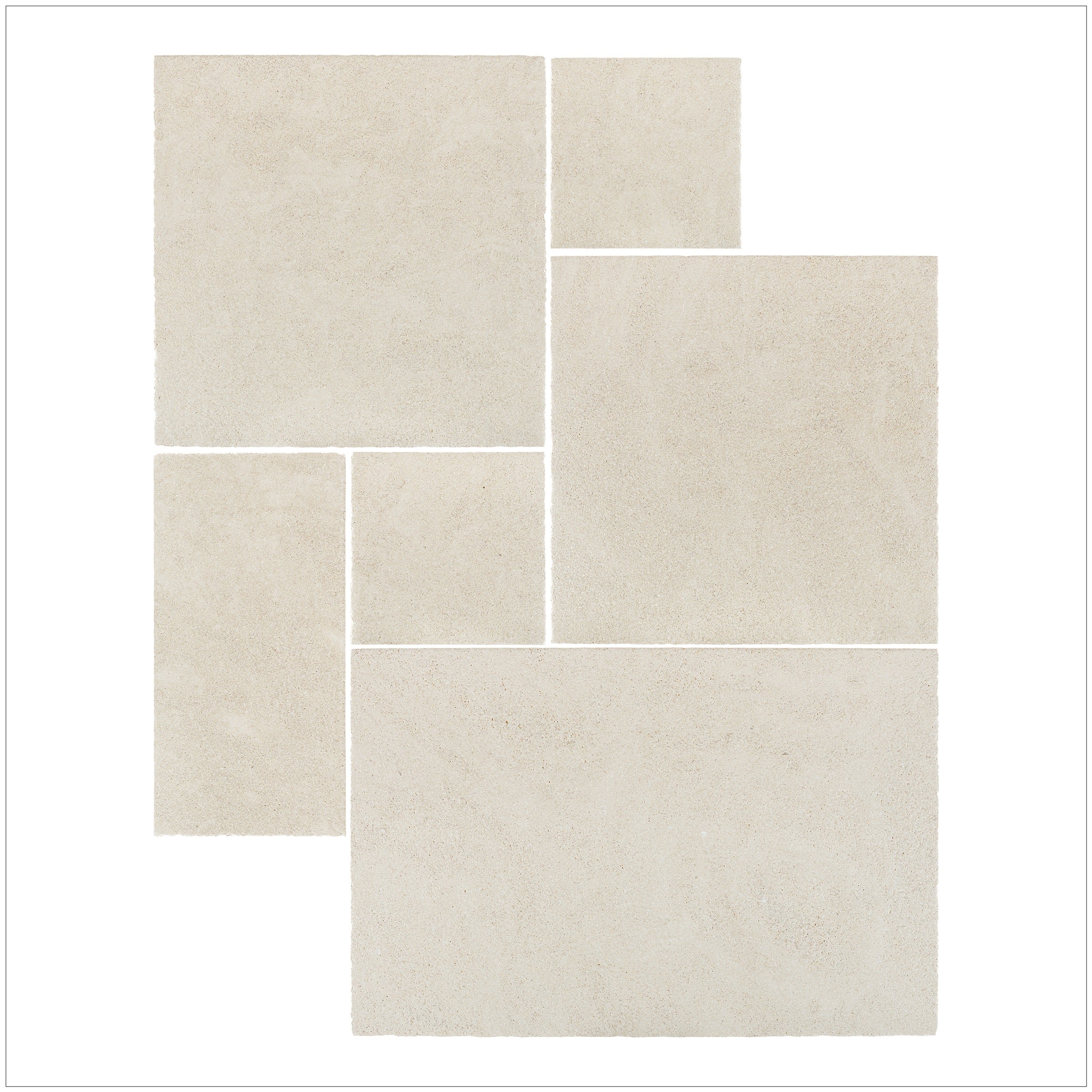 SINTRA BLEND: Versailles Pattern Wall Veneer (16"×16"×5/8" | distressed)