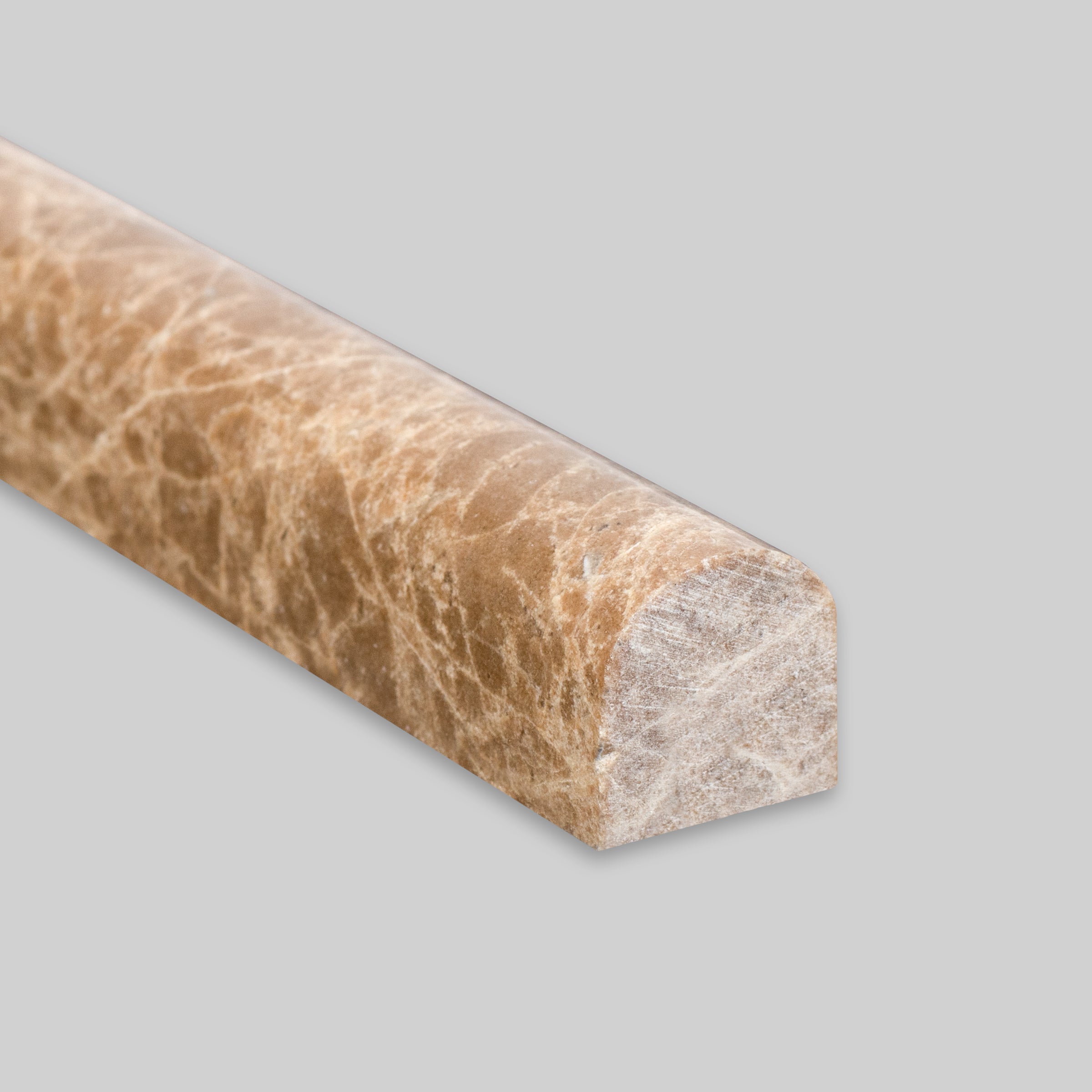 EMPERADOR LIGHT: 5/8" Straight Stack Mosaic (12"×12"×3/8" | tumbled)