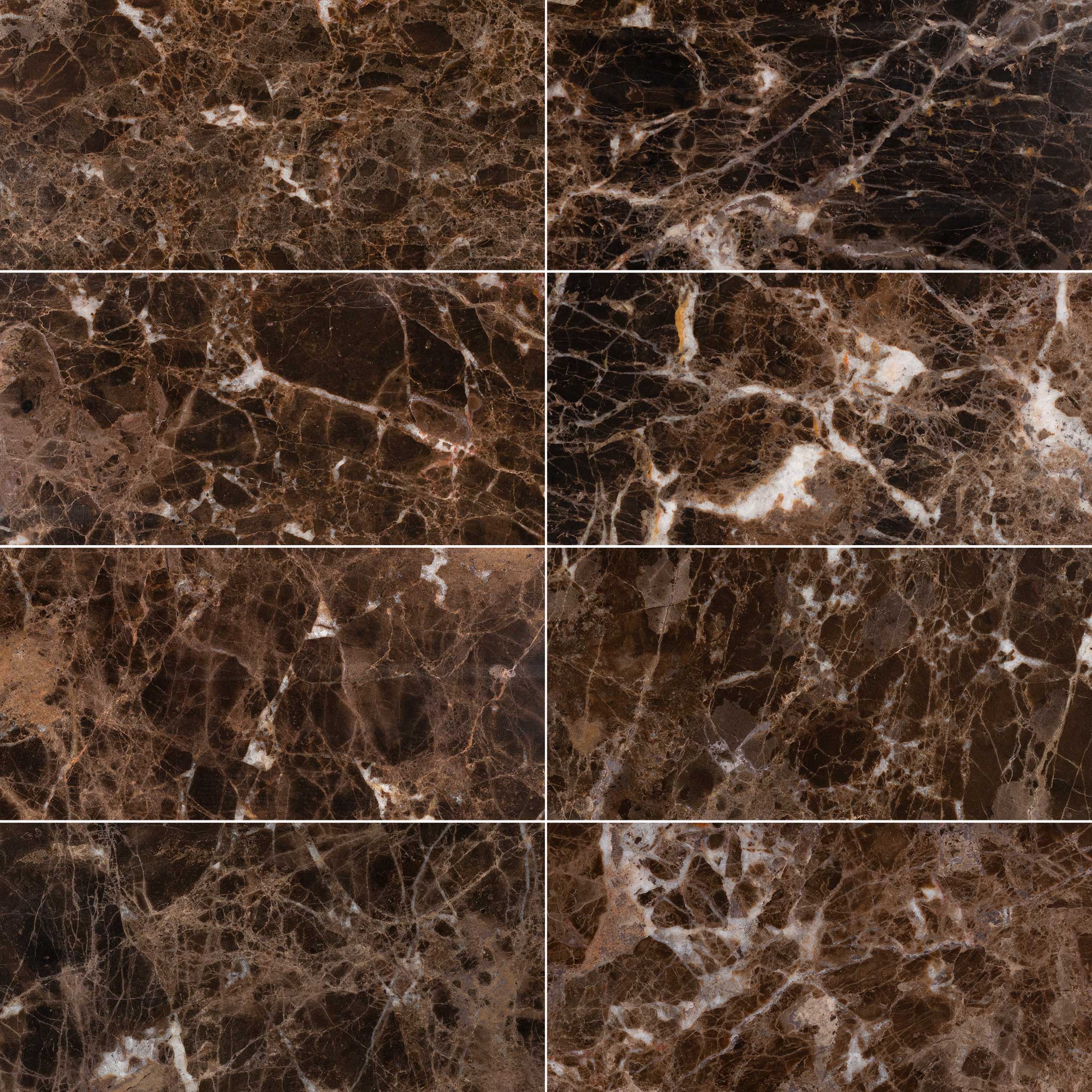 EMPERADOR DARK: Field Tile (12"×24"×3/8" | polished)