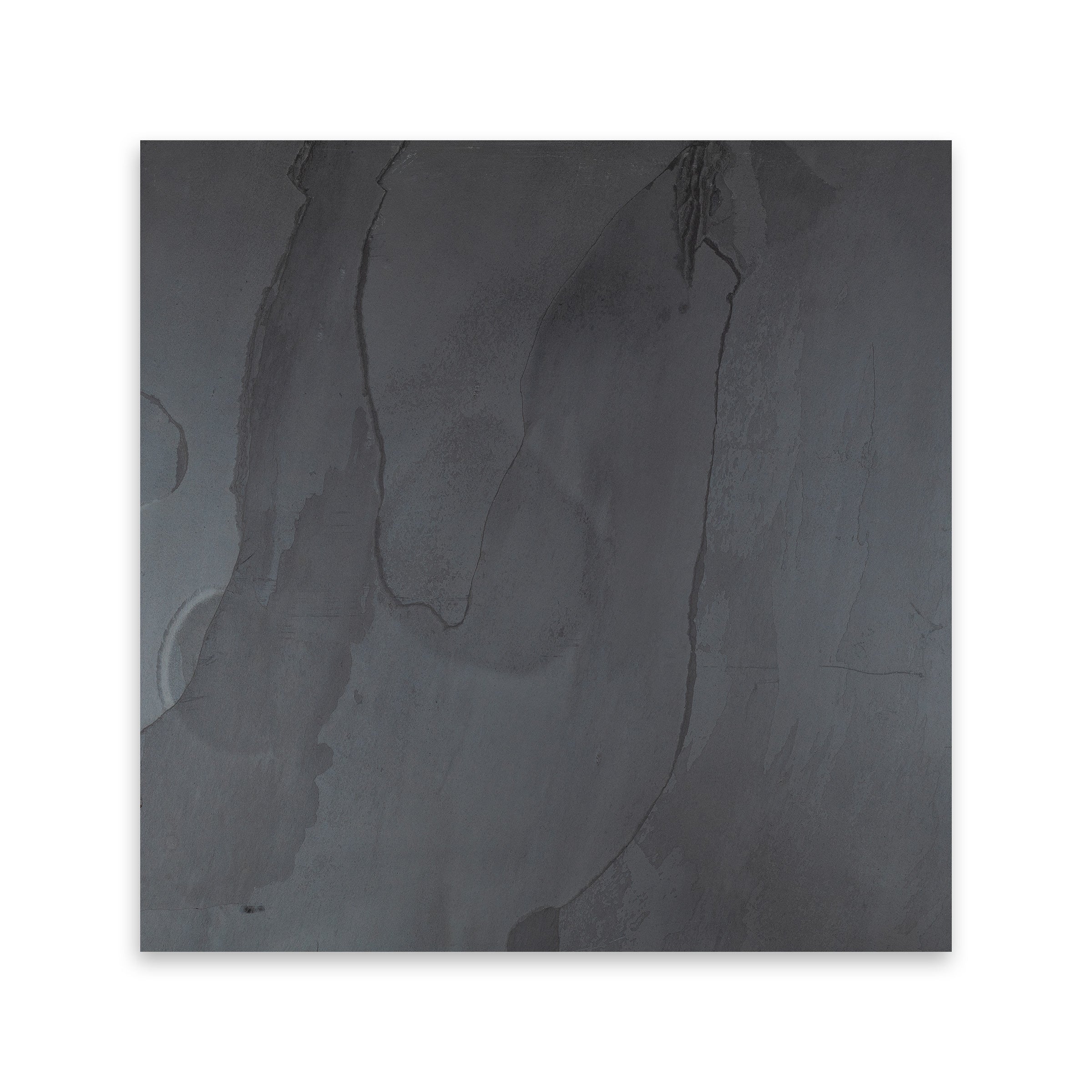 BLACK SLATE: Field Tile (16"×16"×1/2" | natural cleft)