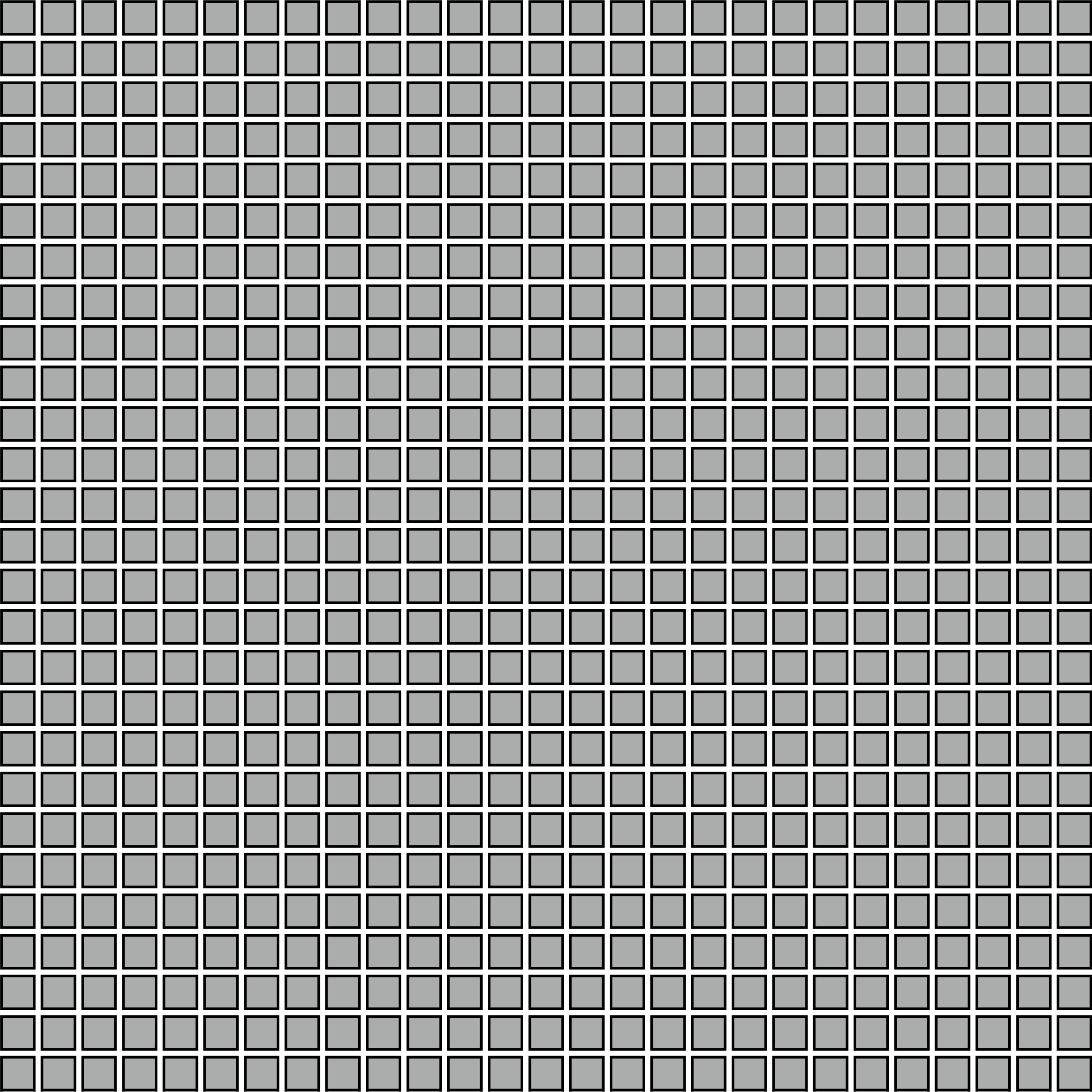 GEOMETRO: Solid Squares Mosaic (12"×12"×1/4" | matte | rectified edge) (2)