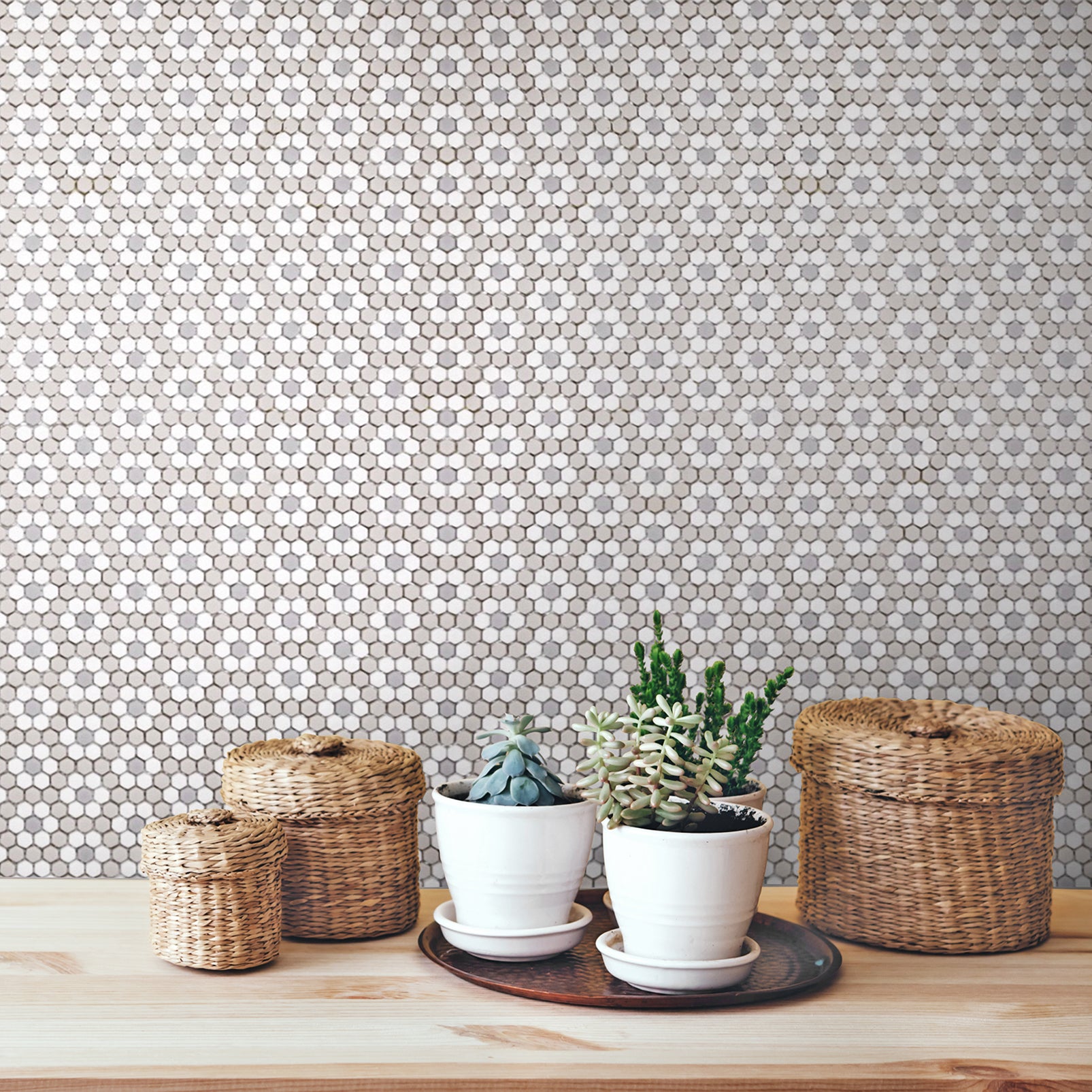 GEOMETRO: Dijon Mosaic (12 3/16"×13 5/16"×1/4" | matte) (2)