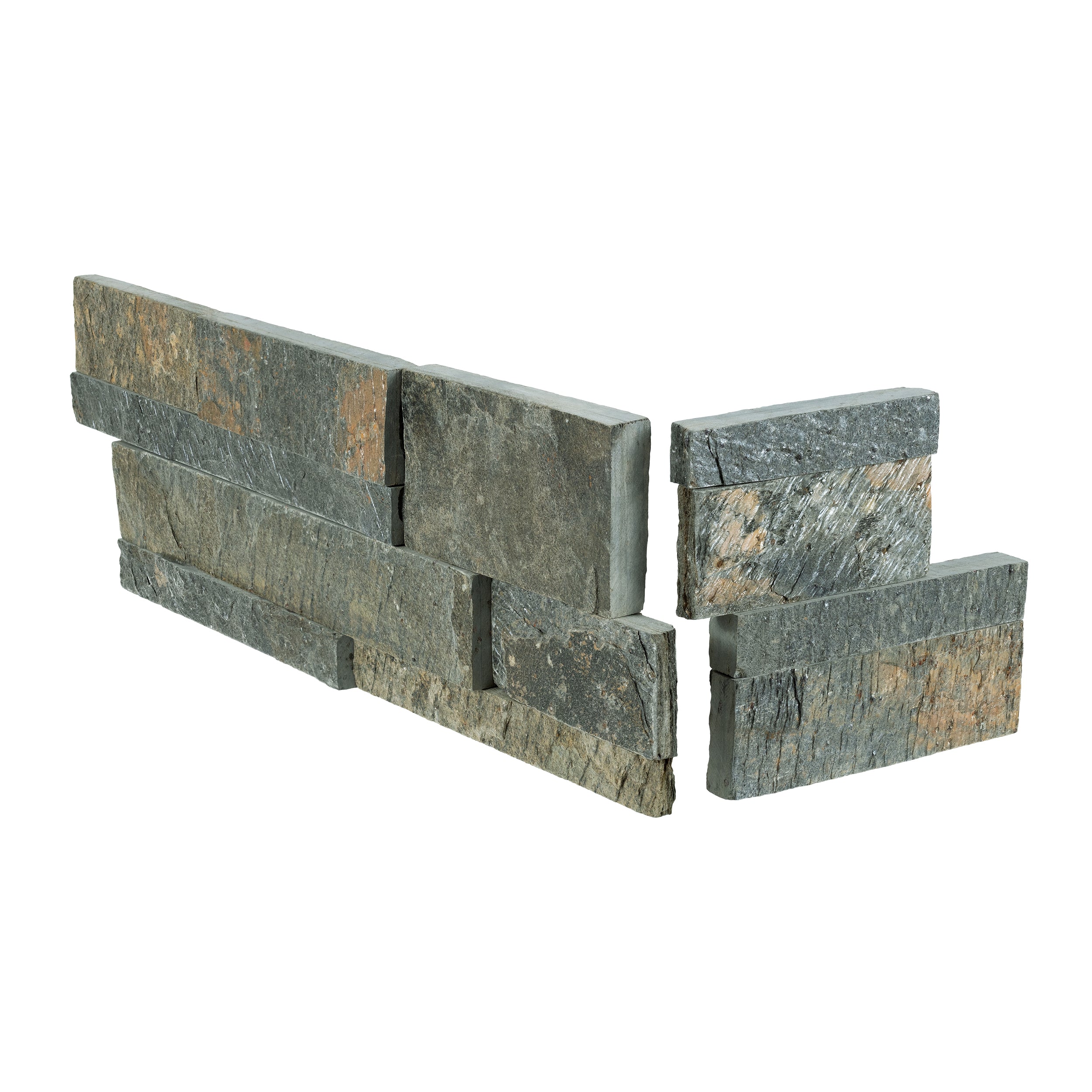 GOLD GREEN: Wall Panels (6"×6"×3/8" | natural cleft)