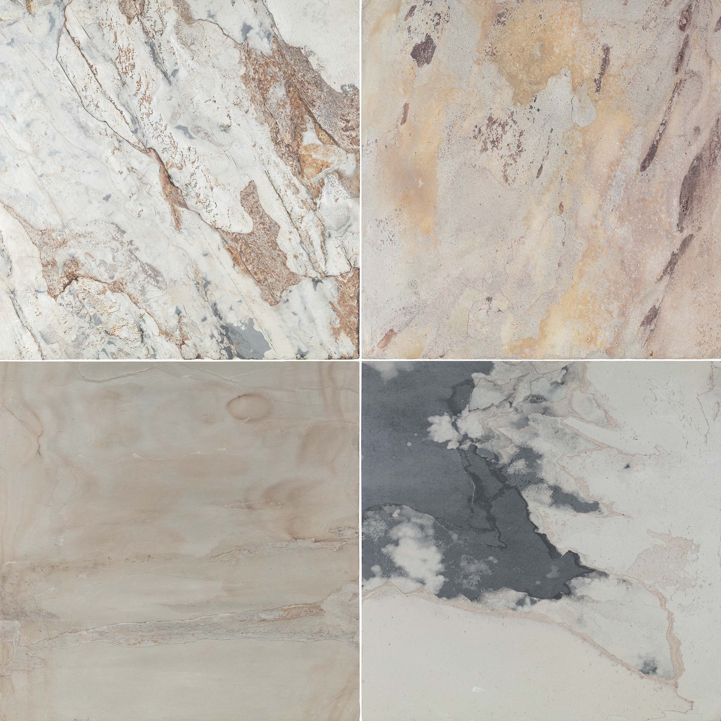 INDIAN AUTUMN: Field Tile (24"×24"×5/8" | natural cleft)