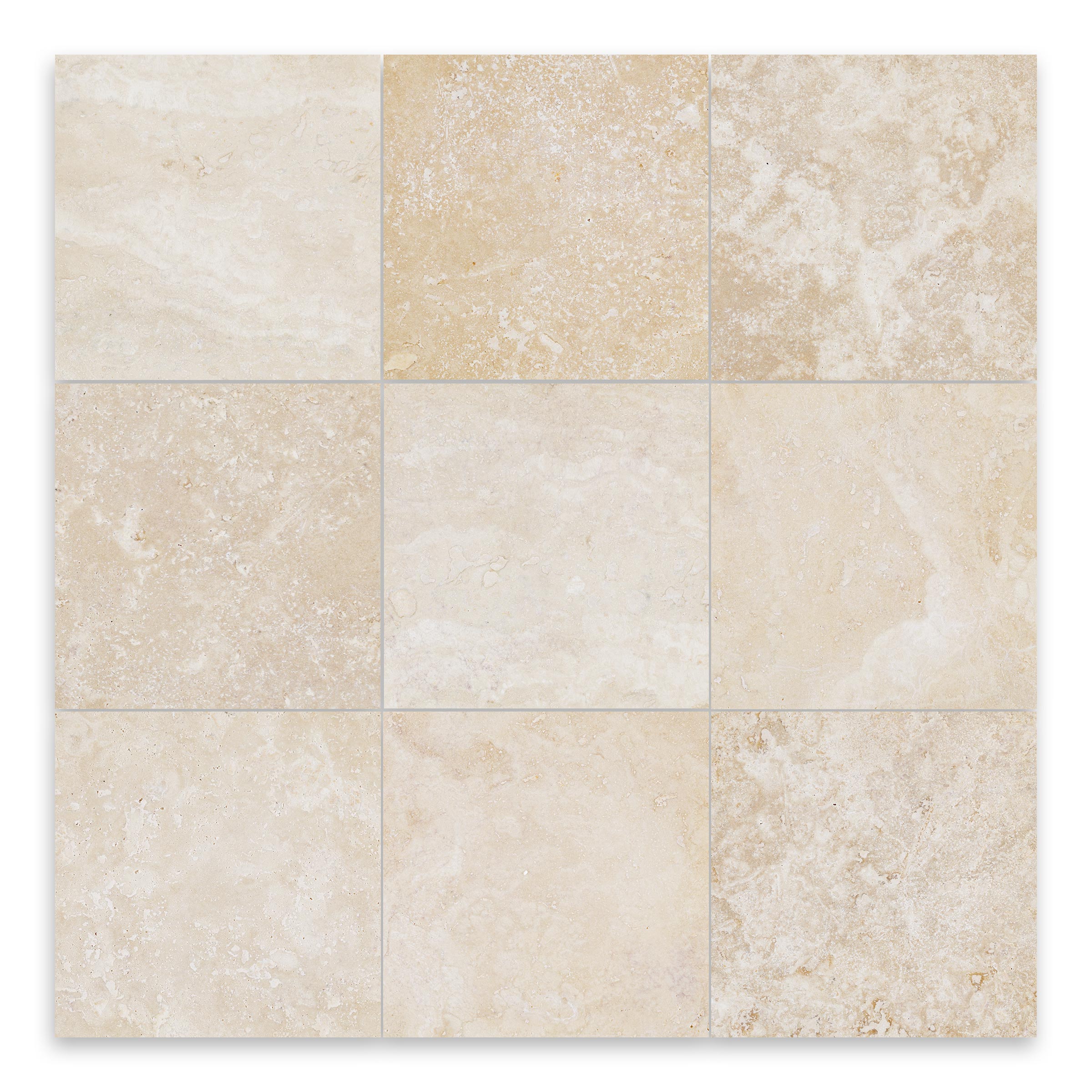 IVORY PREMIUM: Field Tile (4"×4"×3/8" | filled & honed)