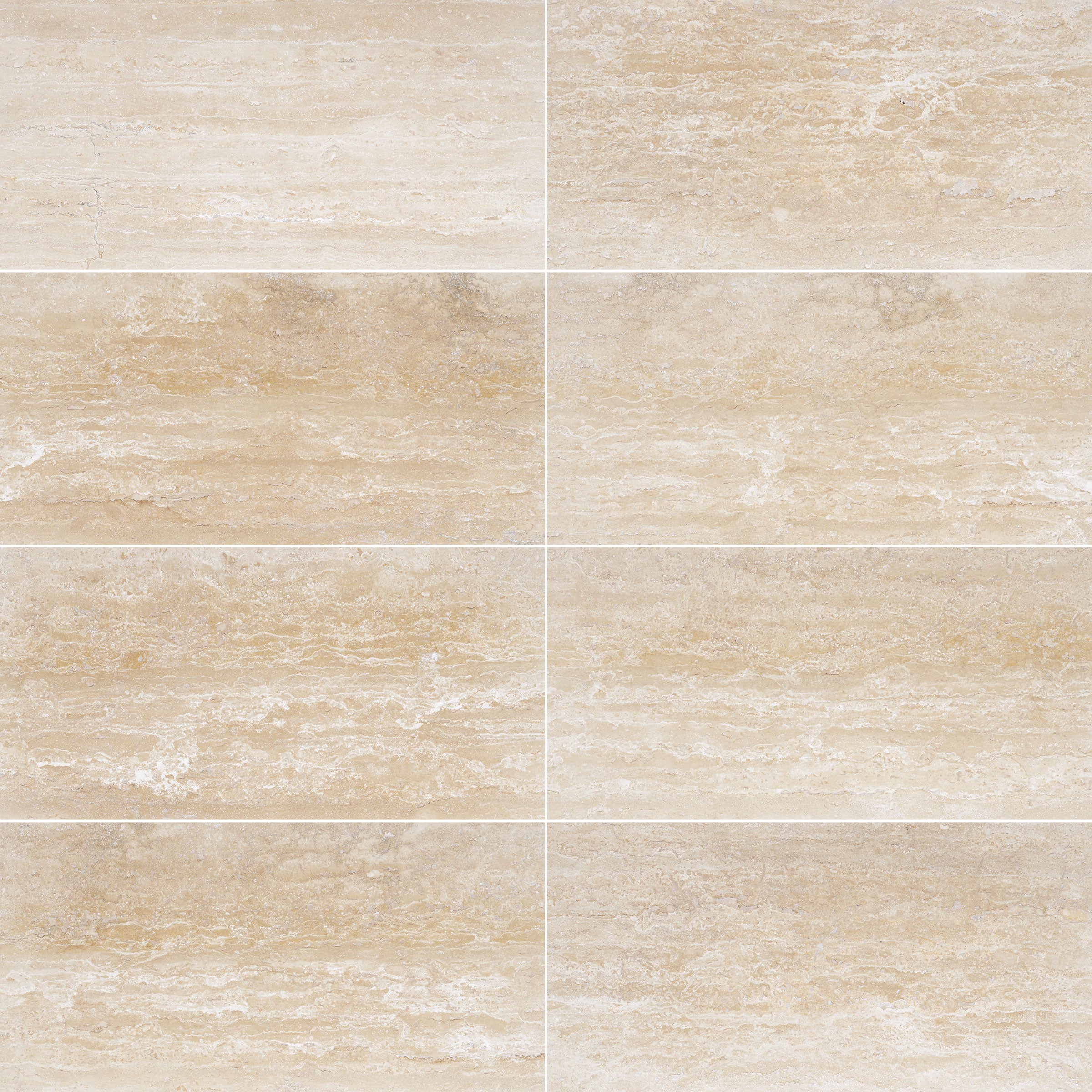 IVORY PREMIUM: Field Tile (12"×24"×1/2" | filled & honed)