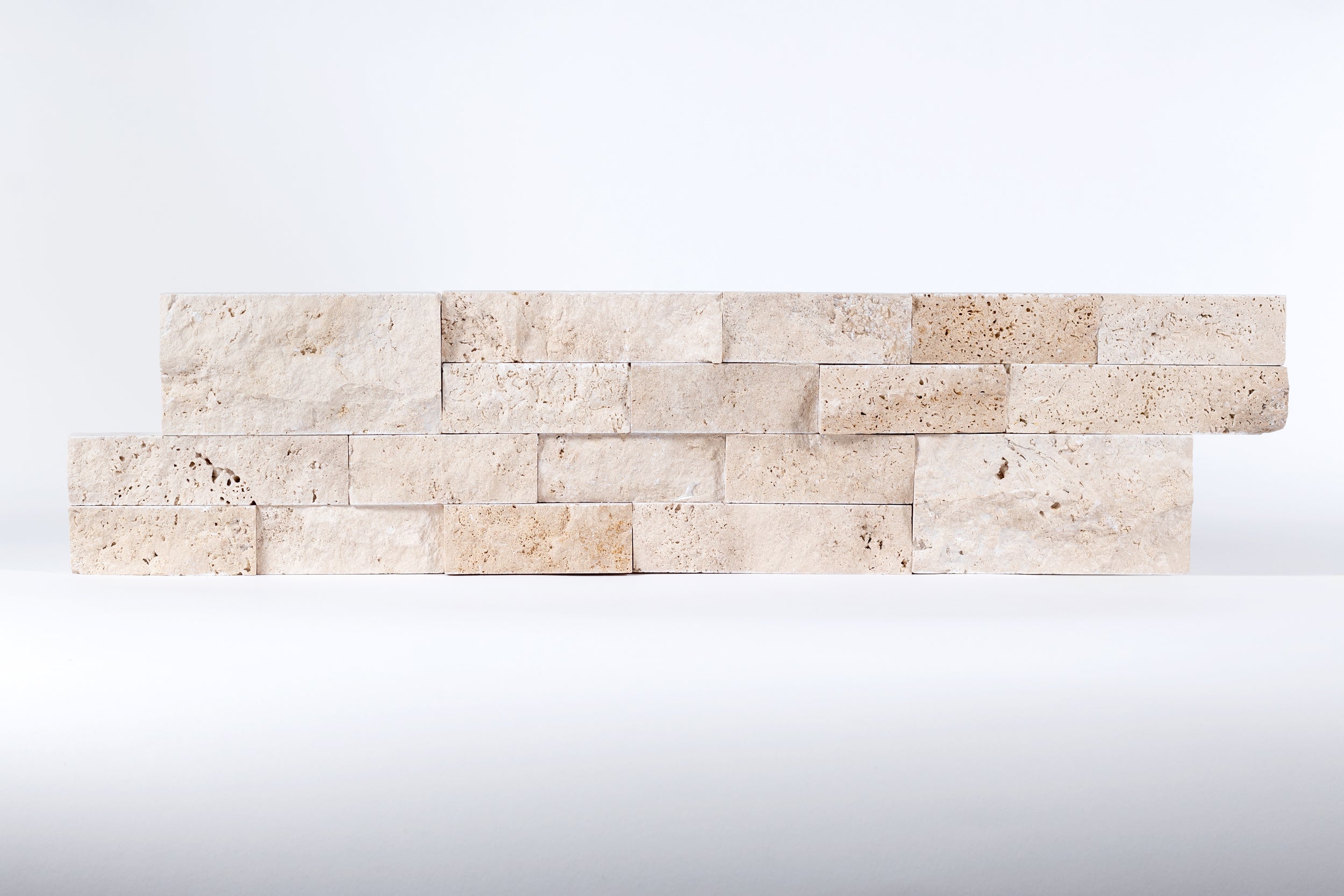 IVORY PREMIUM: Wall Panels (6"×6"×1/2" | natural cleft)