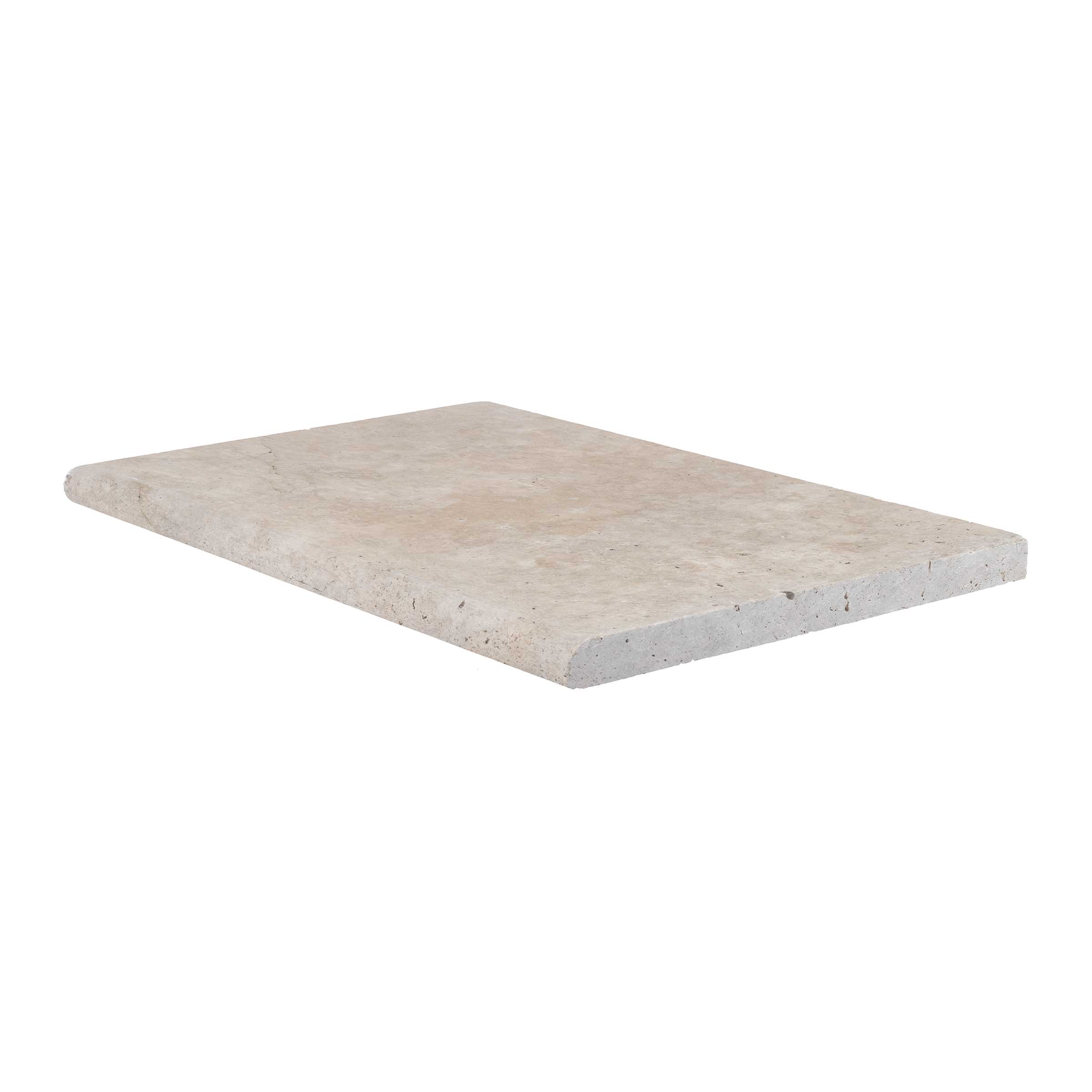 IVORY PREMIUM: Field Tile (16"×24"×1 3/16" | tumbled | bullnose edge)