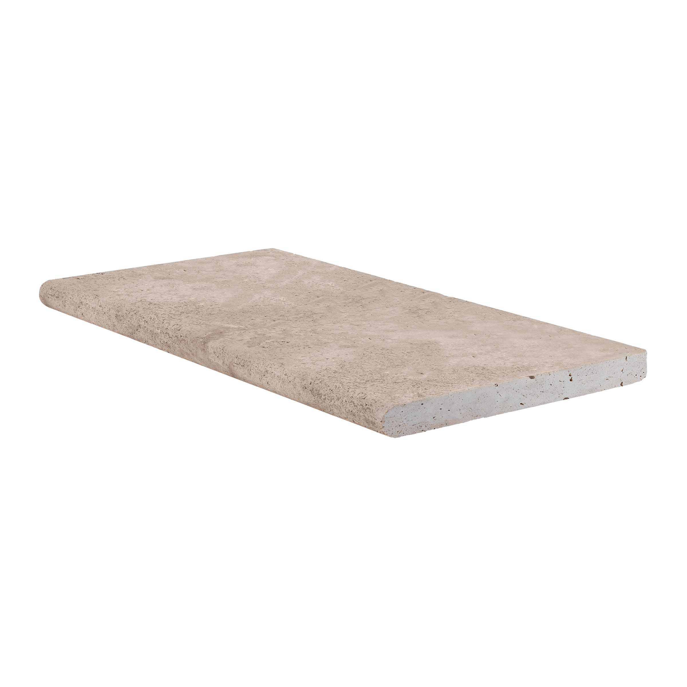 IVORY PREMIUM: Field Tile (12"×24"×1 3/16" | tumbled | bullnose edge)