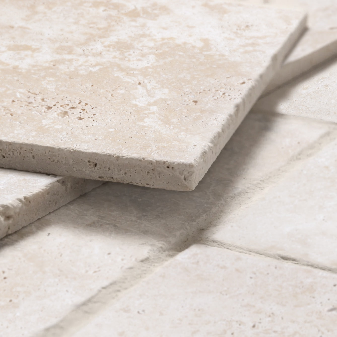 IVORY PREMIUM: Field Tile (12"×12"×3/8" | tumbled)