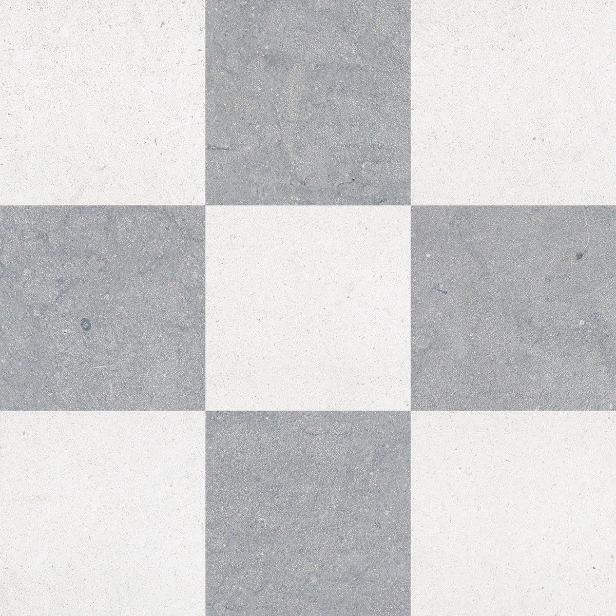 Nsr Lagos Blue & Porto Beige Checkerboard tile — available at Surface Group