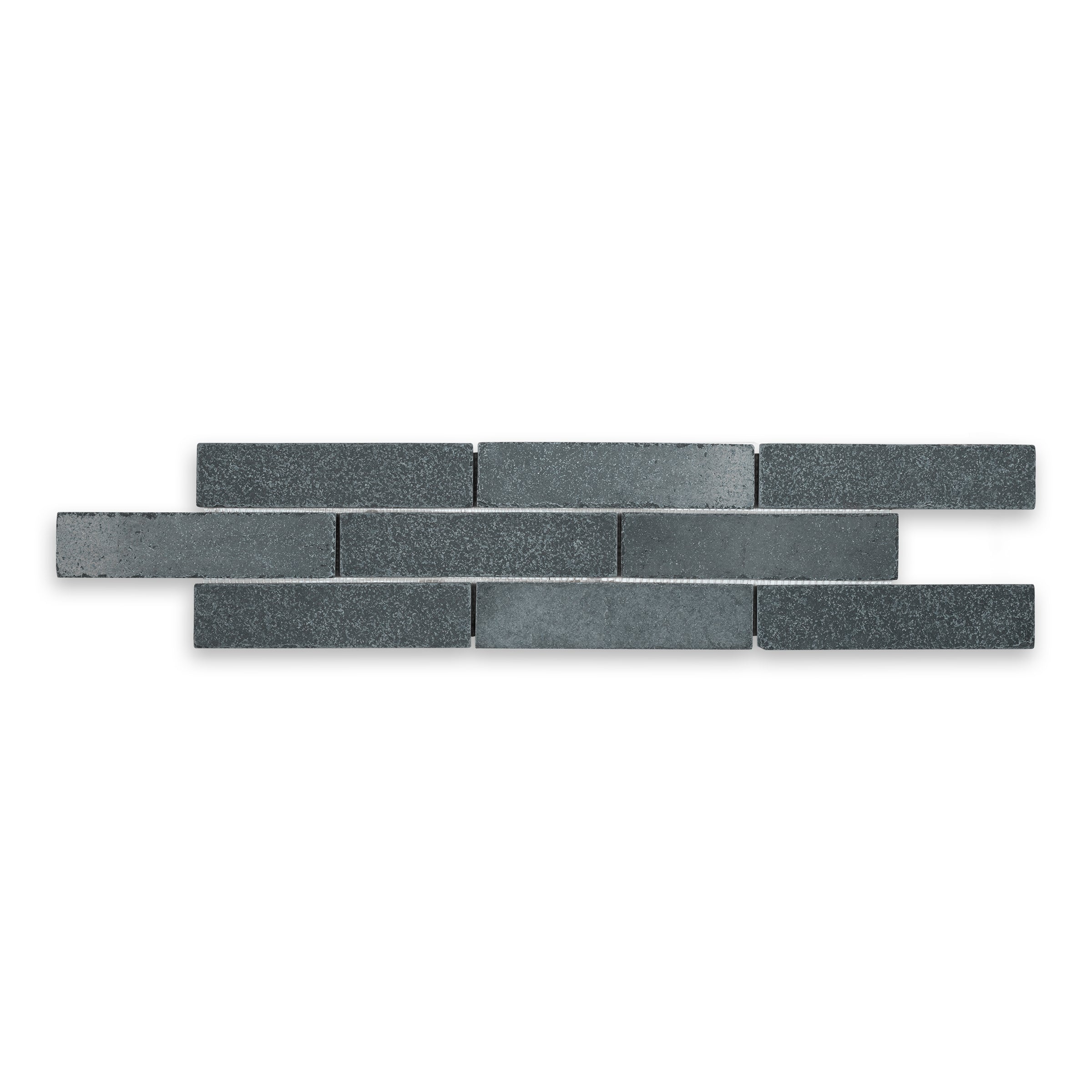 LIME BLACK: Wall Veneer (6"×24"×3/8" | tumbled)