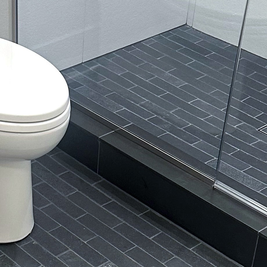 LIME BLACK: Wall Veneer (6"×24"×3/8" | tumbled)