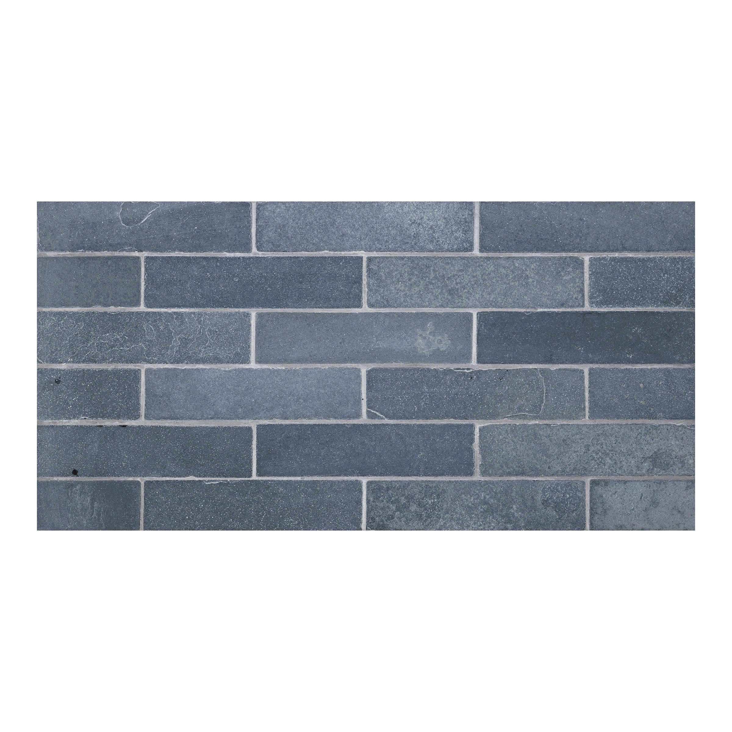 LIME BLACK: Wall Veneer (6"×24"×3/8" | tumbled)