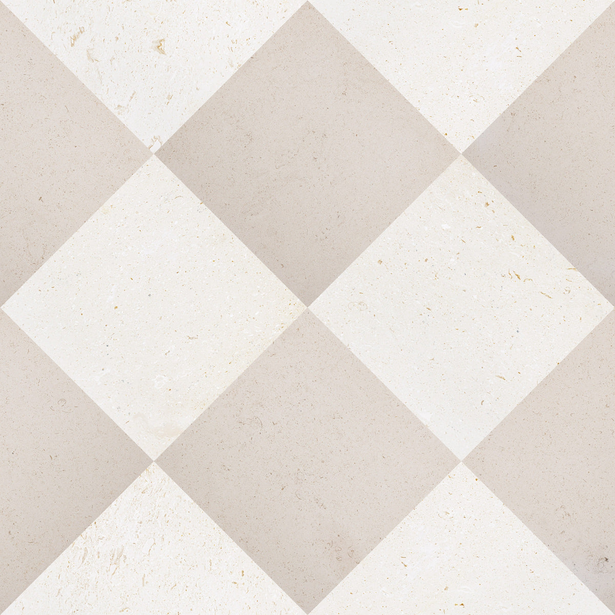 Nsr Lymra & Porto Beige Checkerboard tile pattern swatch — available at Surface Group