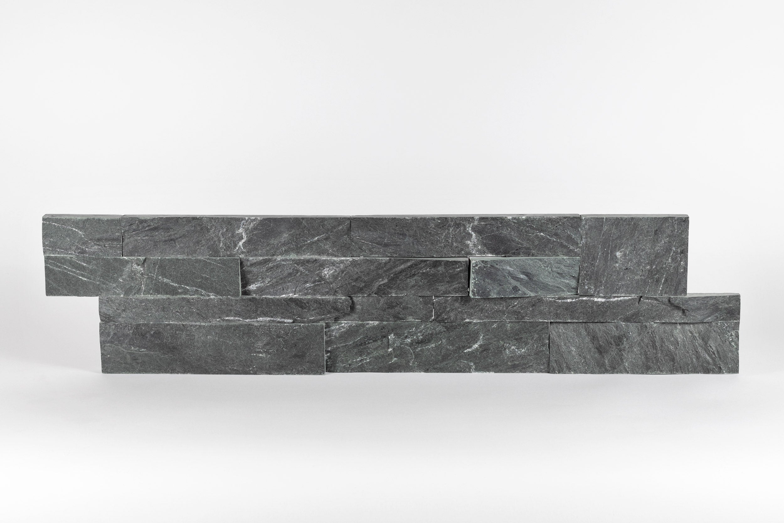 MARINE BLACK: Wall Panels (6"×6"×1/2" | natural cleft)