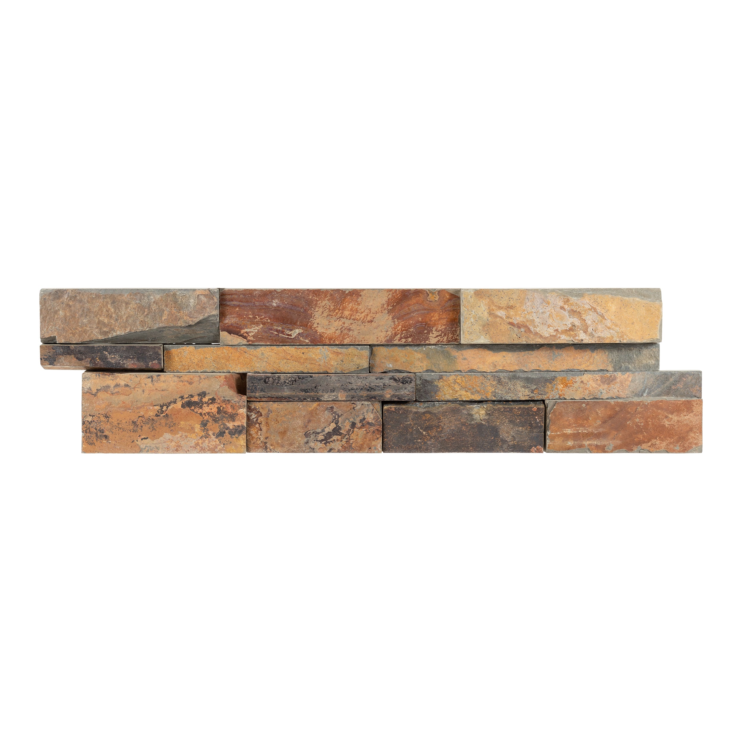 SUNSET MULTI COLOR: Wall Panels (6"×24"×3/4"–1 1/2" | natural cleft)