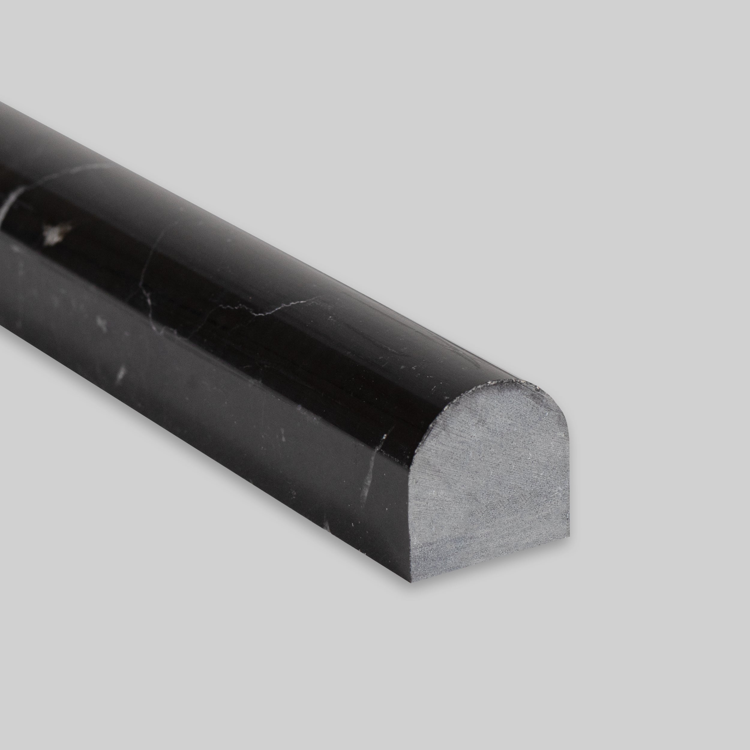 NEGRO MARQUINA: Trim (3/4"×12"×3/4" | honed)