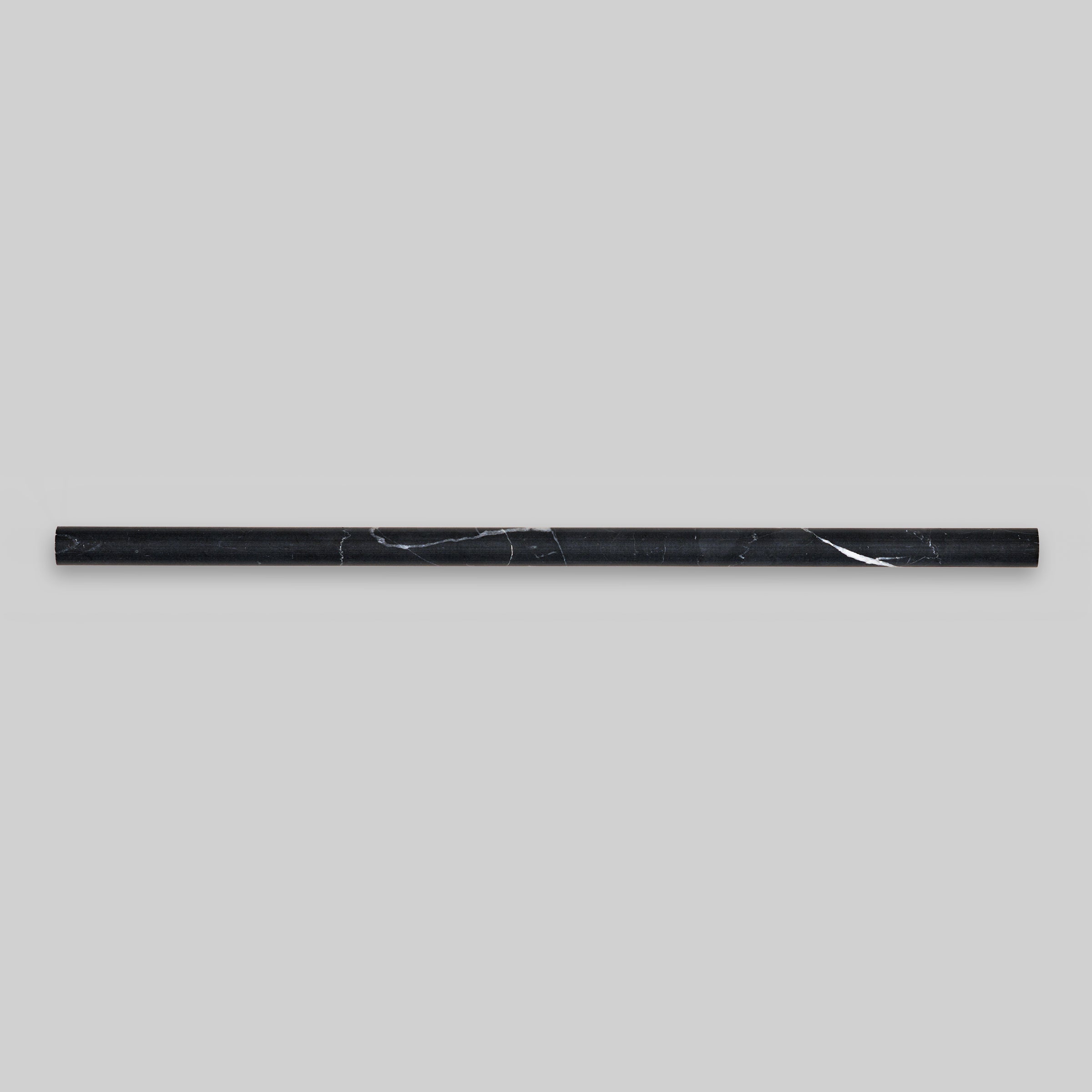 NEGRO MARQUINA: Trim (1/2"×12"×3/4" | honed)