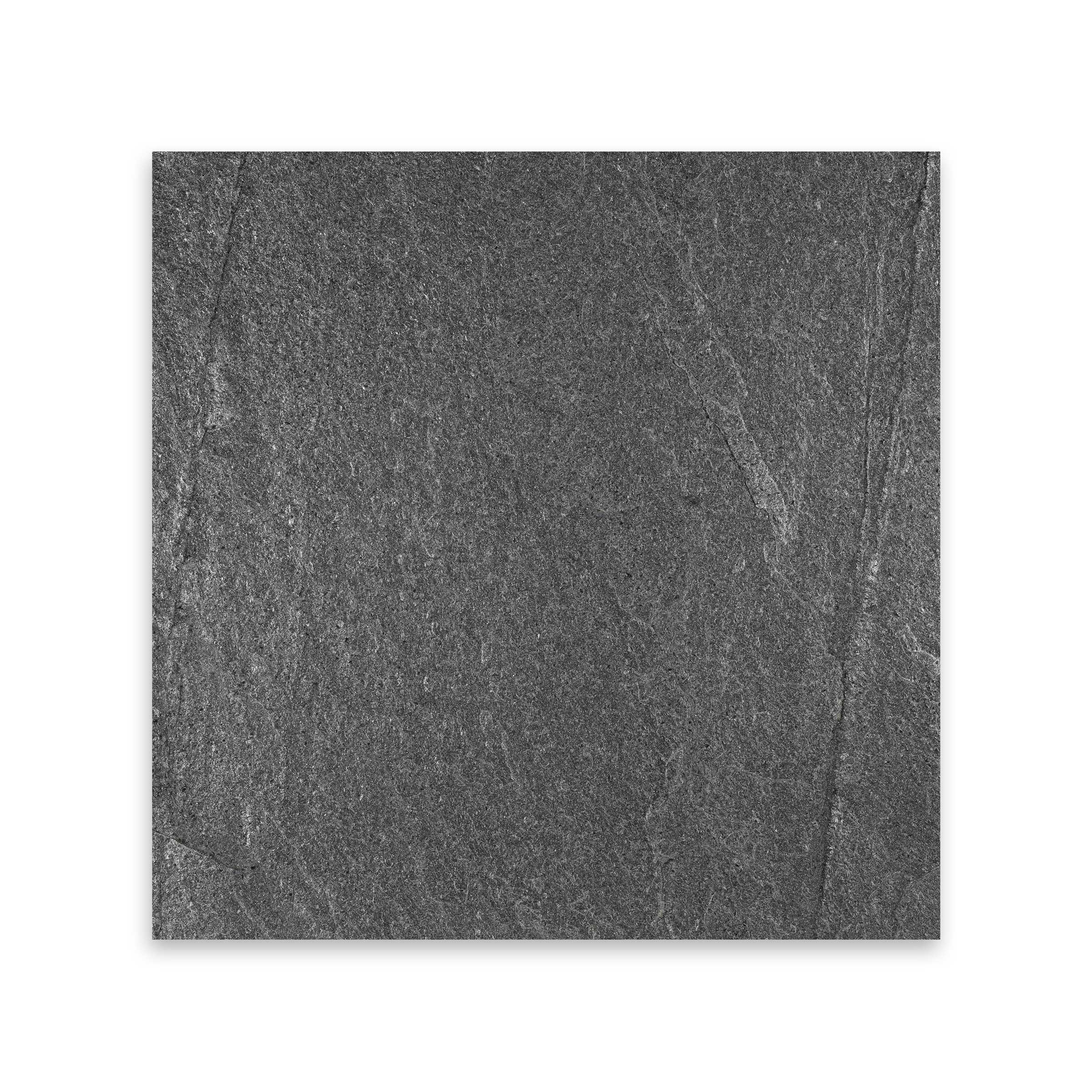 OSTRICH GREY: Field Tile (12"×12"×3/8" | natural cleft)