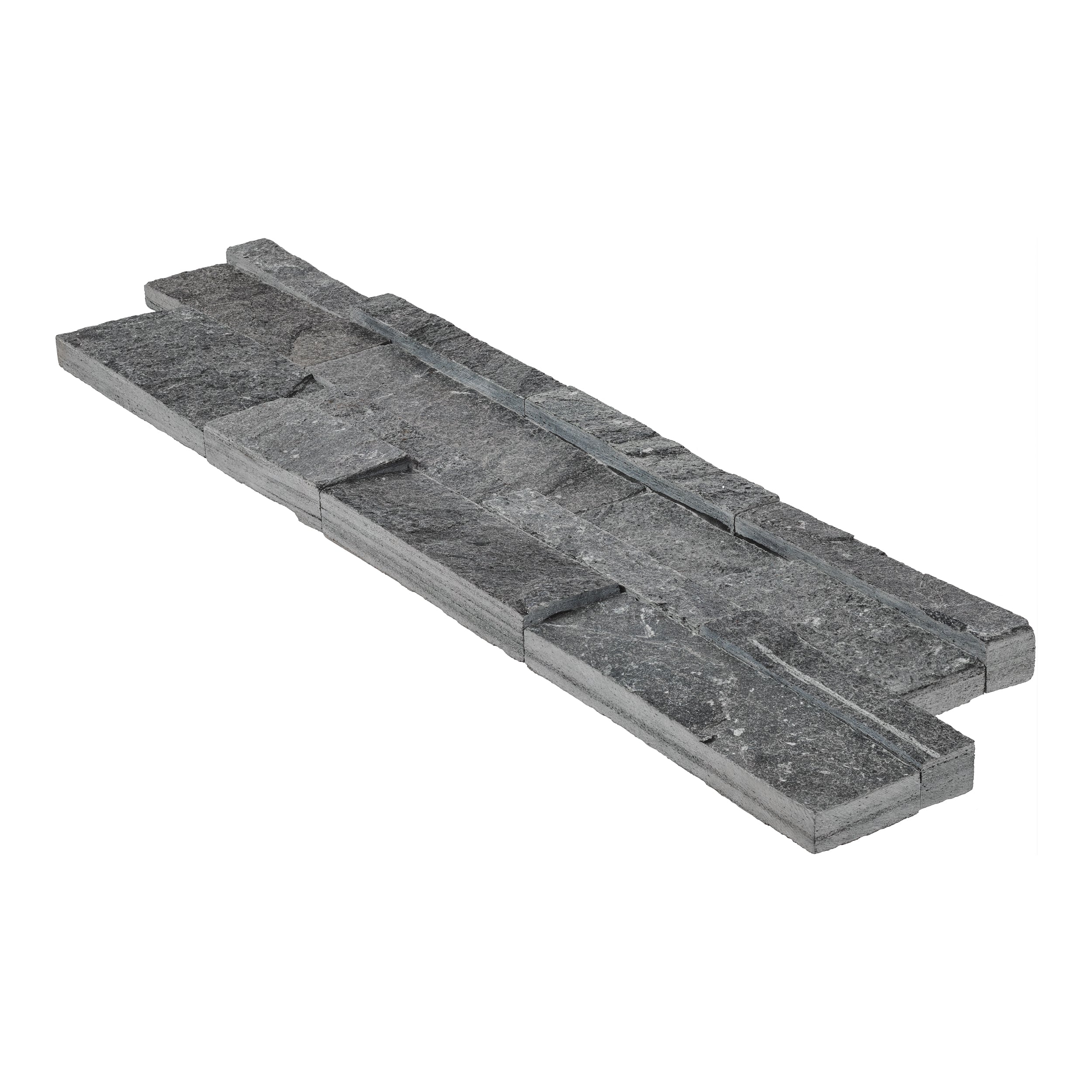 OSTRICH GREY: Wall Panels (6"×6"×3/8" | natural cleft)