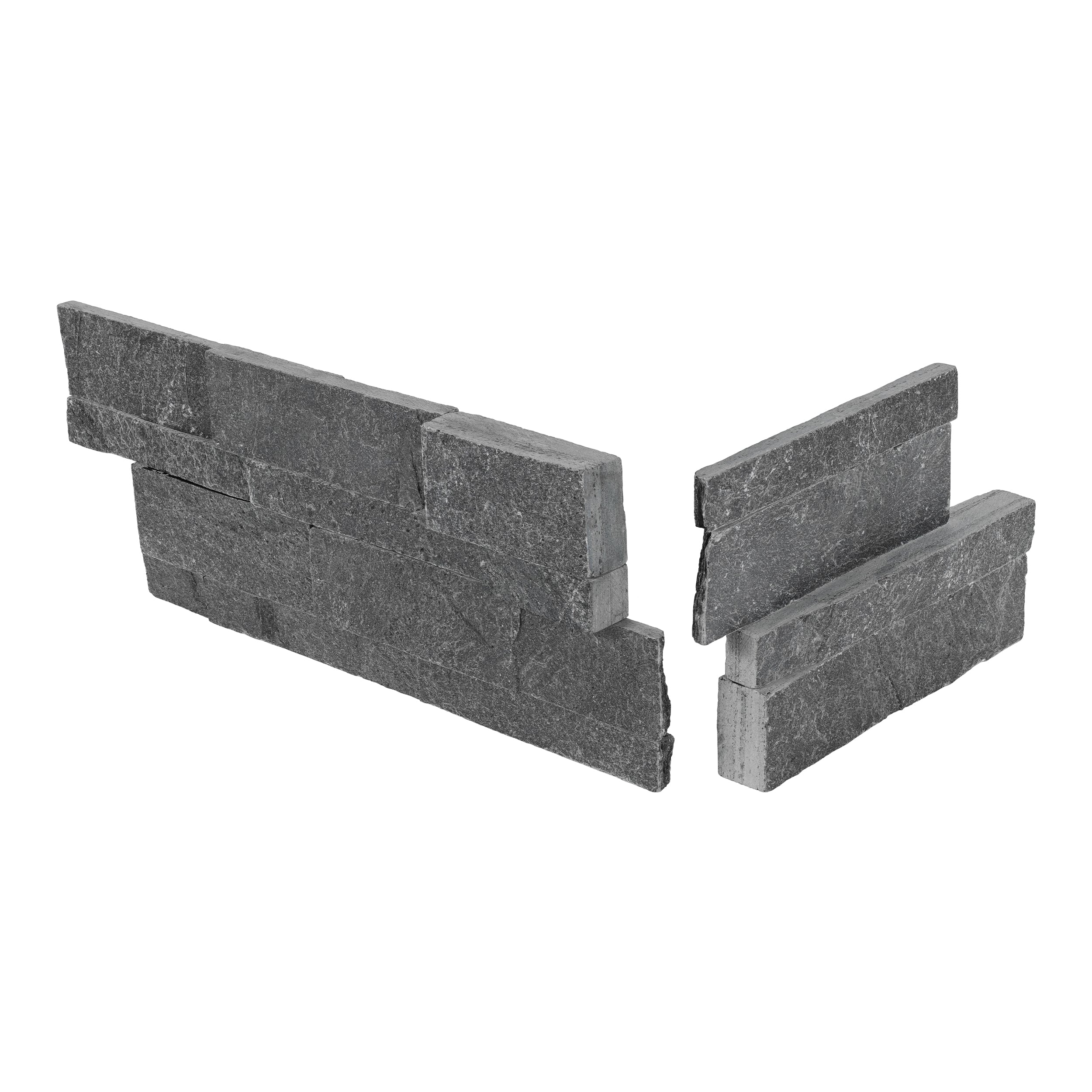 OSTRICH GREY: Wall Panels (6"×6"×3/8" | natural cleft)