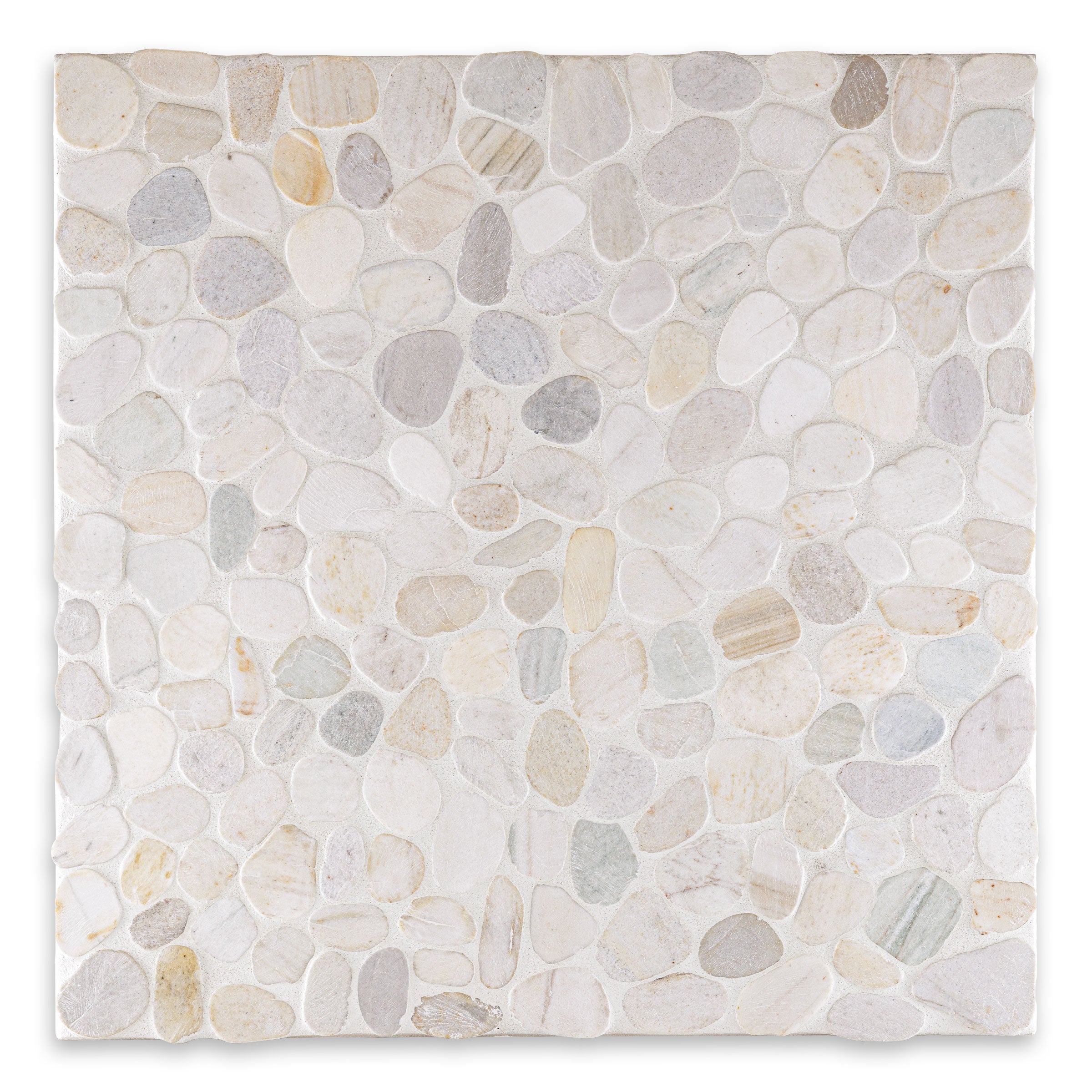 PEBBLE TILES: Mosaic (12"×12"×3/8" | matte) (5)