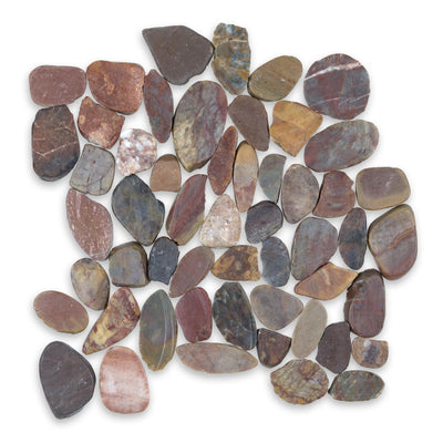 Pebble Tiles — Red – Riverstone collection