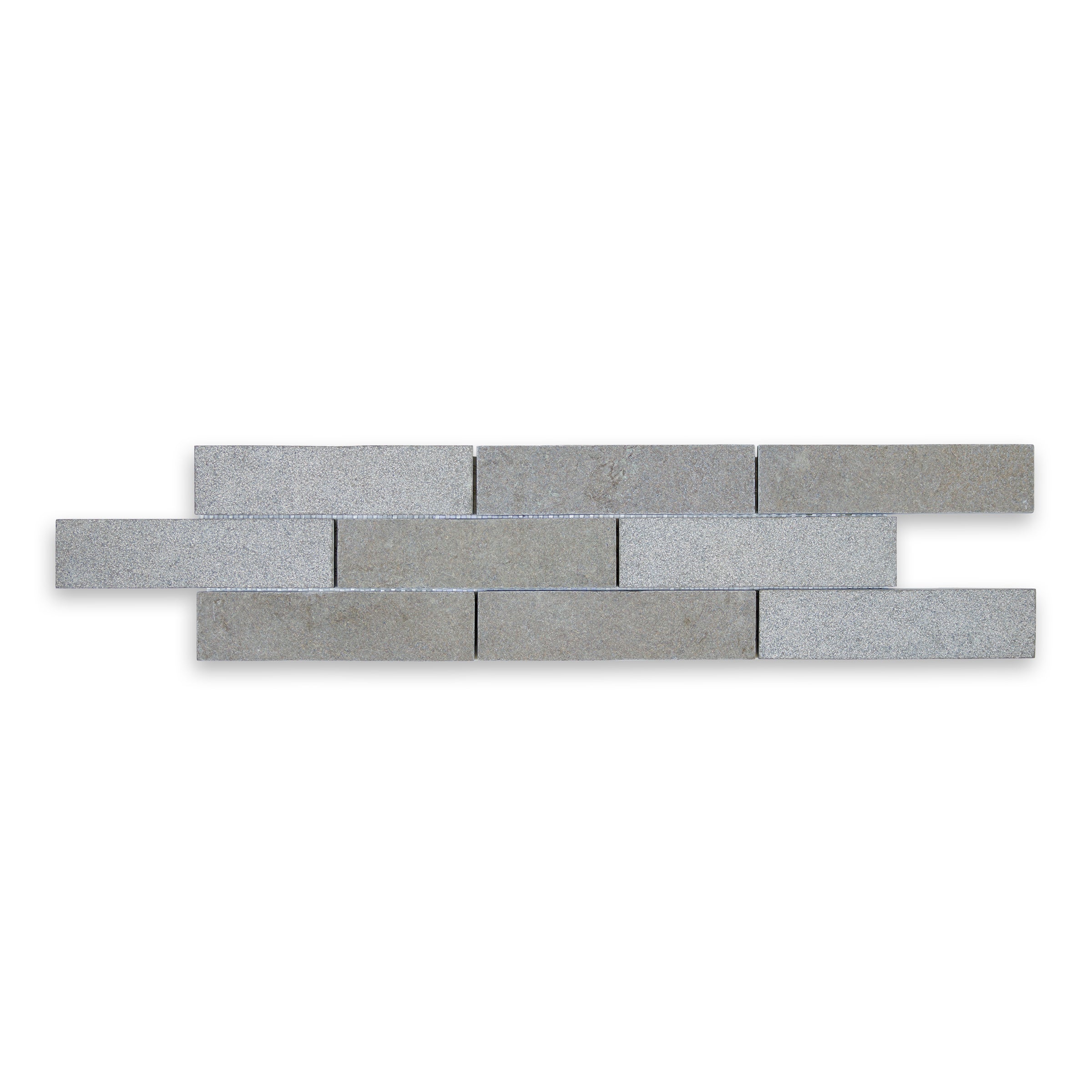 PURBECK GREY BLEND: Wall Veneer (6"×24"×3/8" | bush-hammered & distressed)