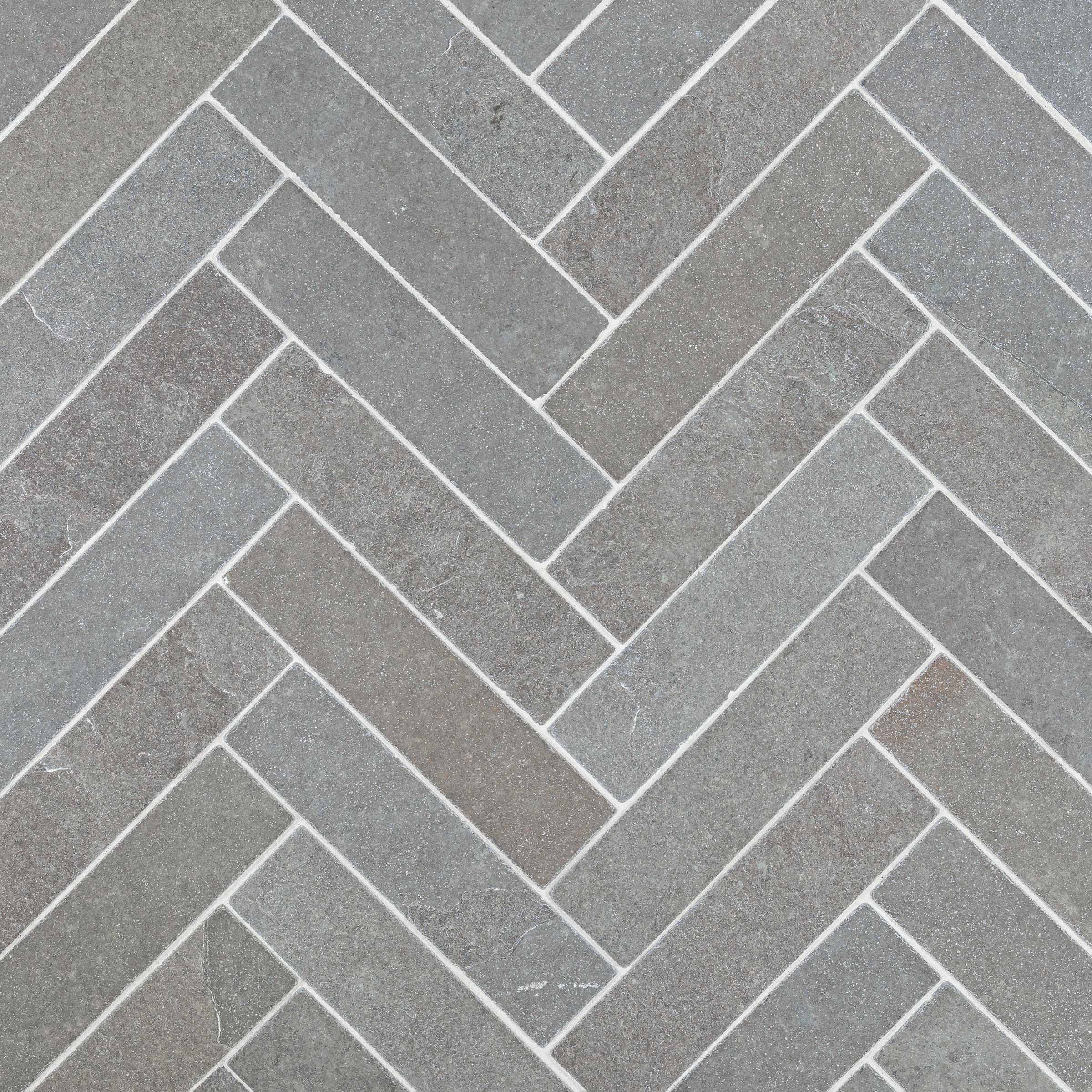 PURBECK GREY: Field Tile (2"×8"×3/8" | distressed)