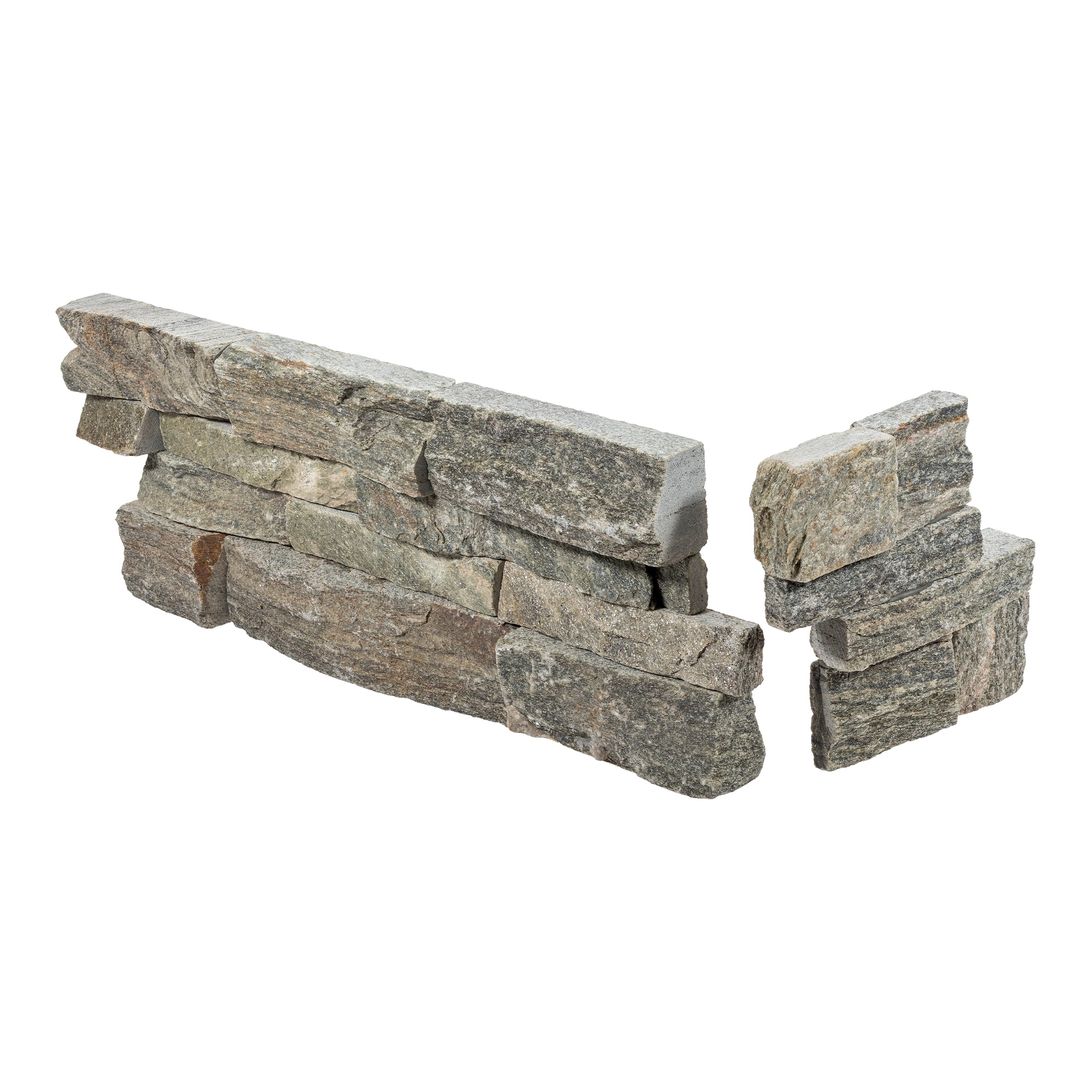 SAGE GREEN: Wall Panels (6"×6"×3/4" | natural cleft)