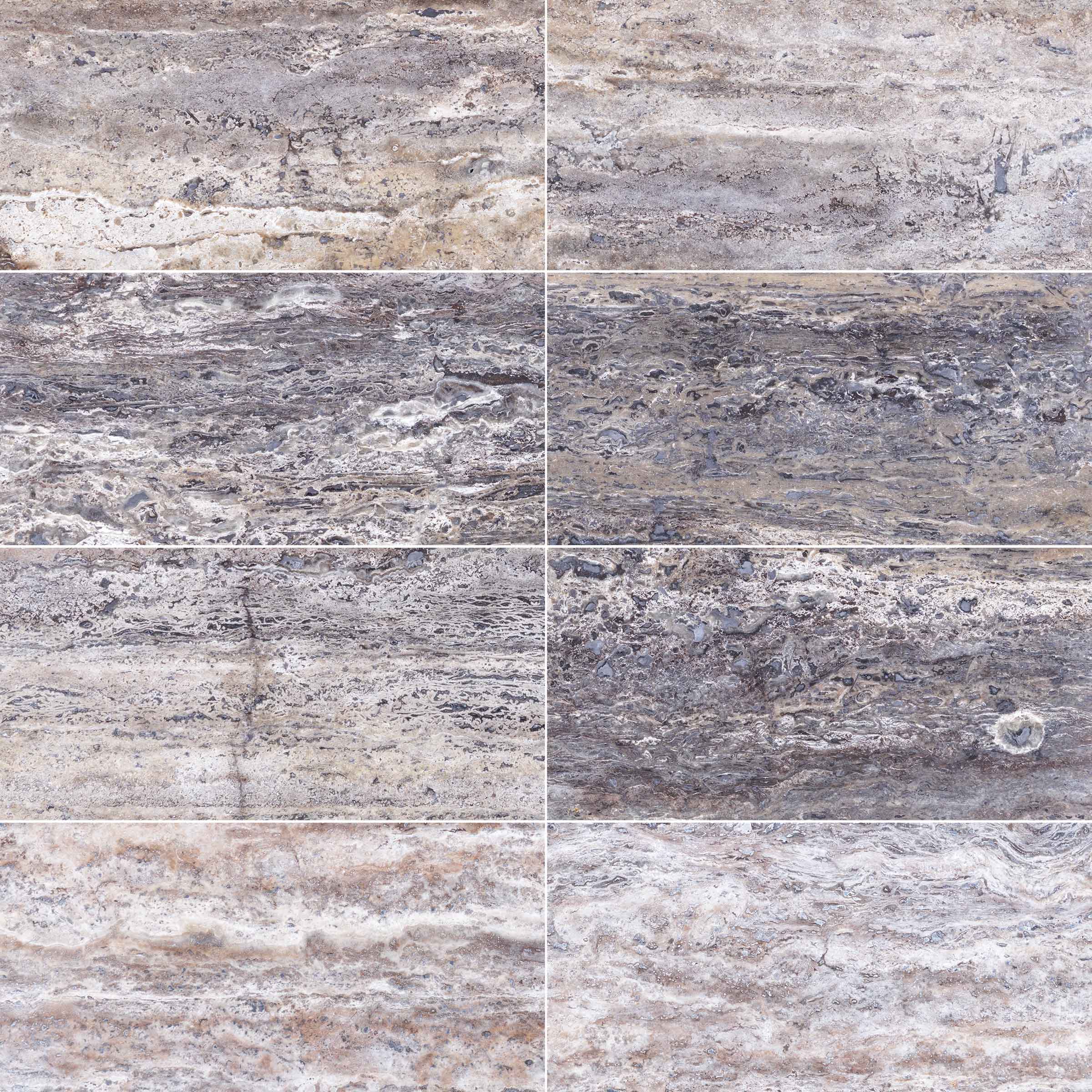 SILVER PREMIUM: Field Tile (12"×24"×1/2" | filled & honed)
