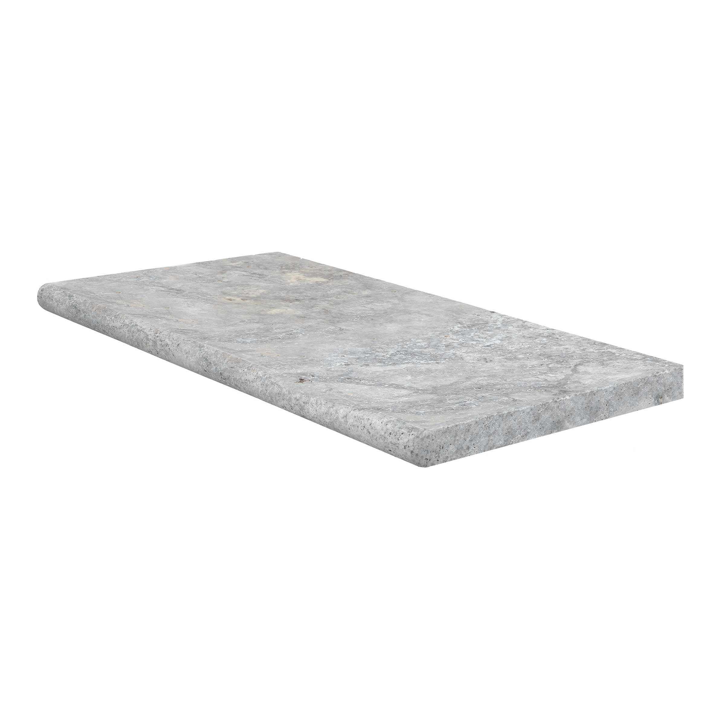 SILVER PREMIUM: Field Tile (12"×24"×1 3/16" | tumbled | bullnose edge)