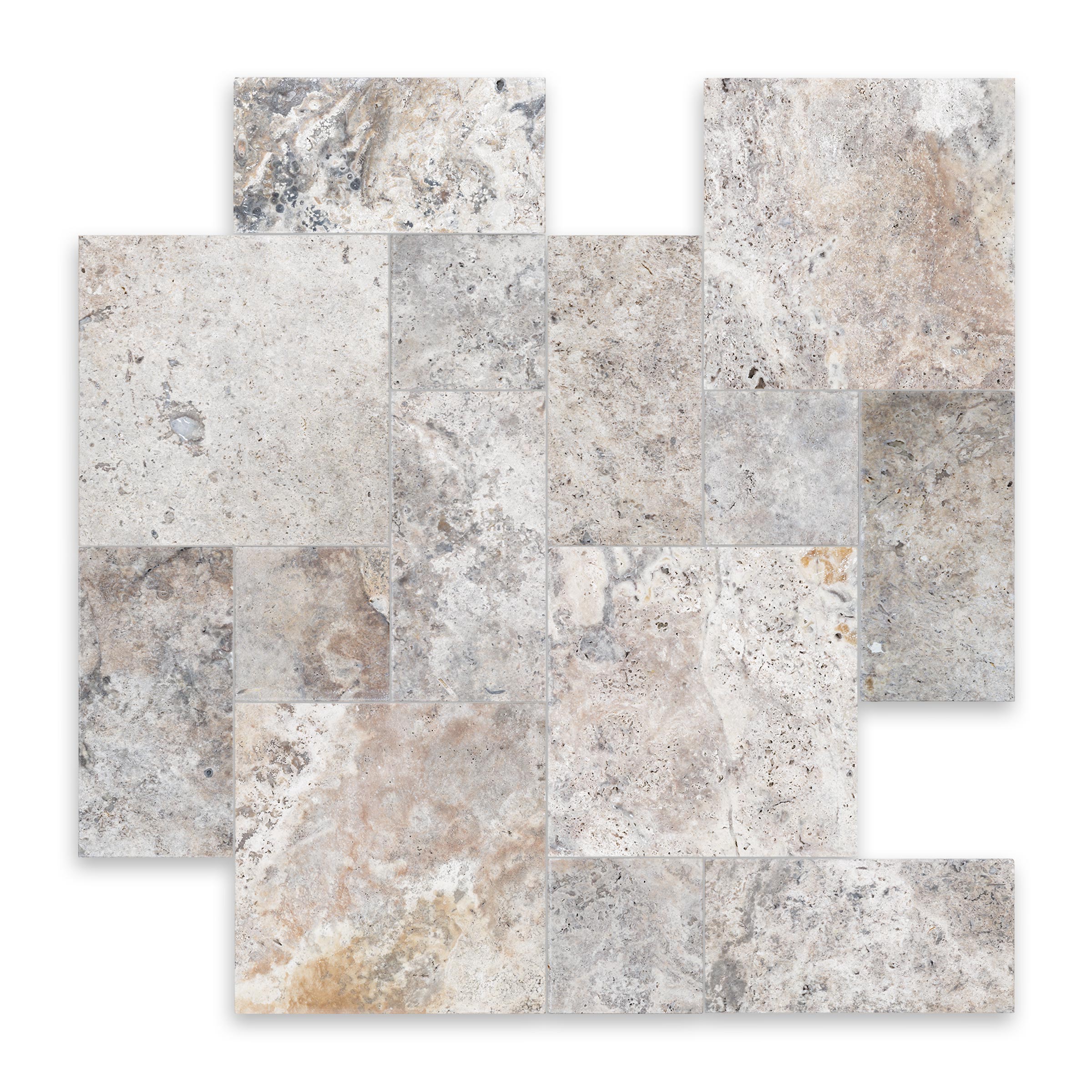 SILVER PREMIUM: Pavers (6"×6"×1 3/16" | tumbled)