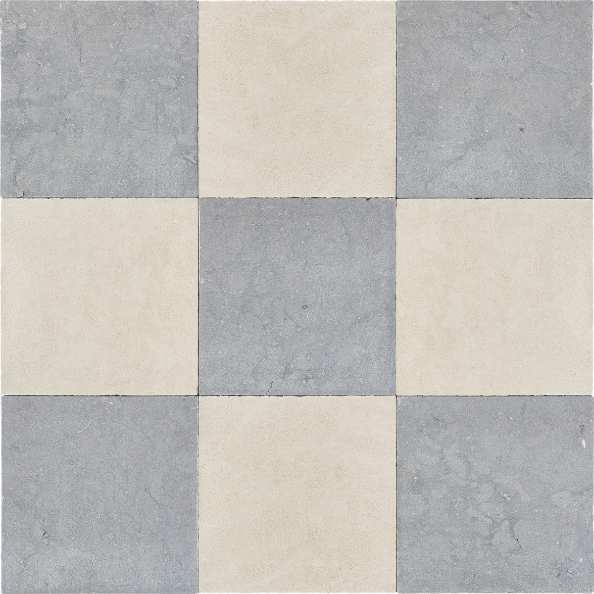 Nsr Solene & Lagos Blue Checkerboard tile — available at Surface Group