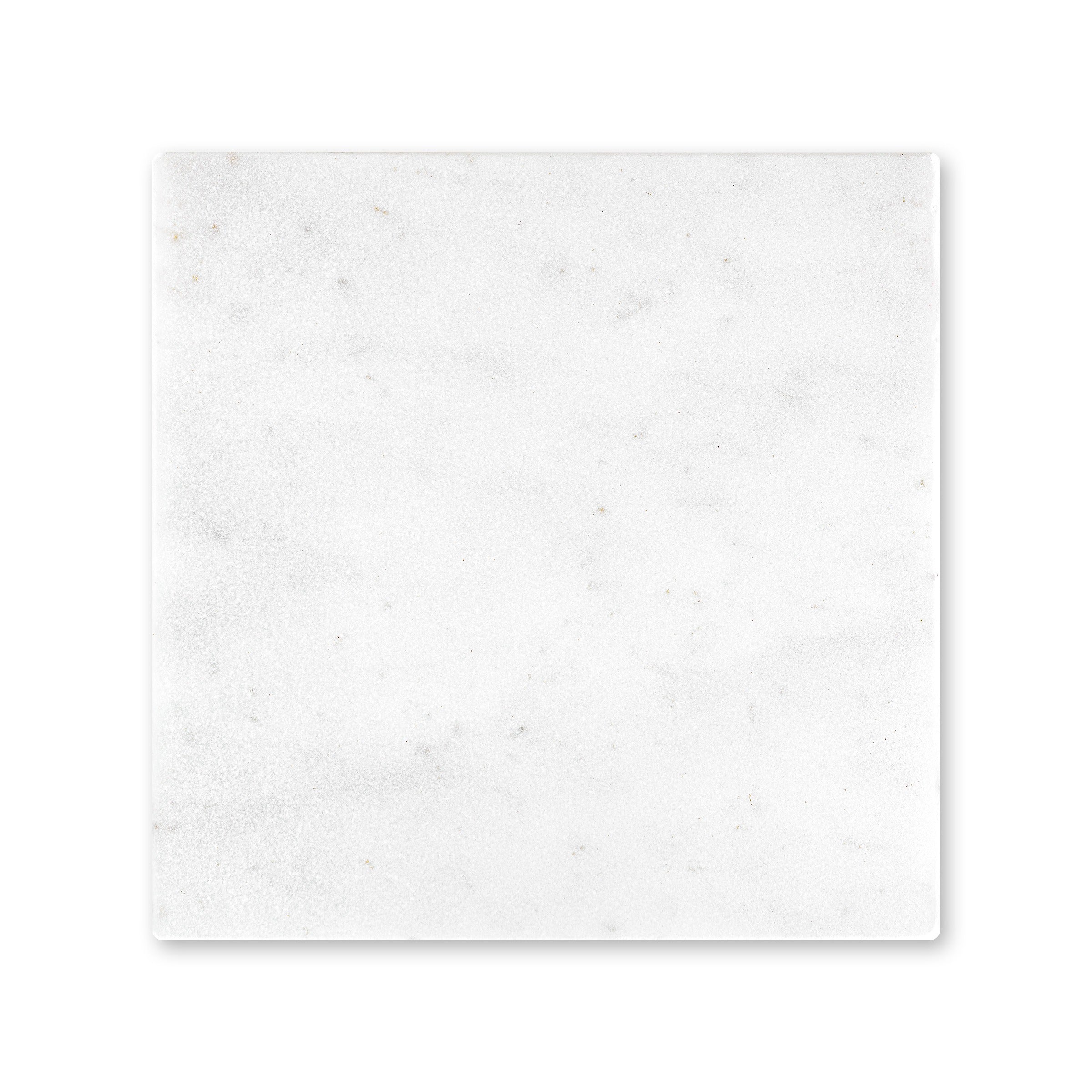 THASSOS WHITE: Field Tile (12"×12"×3/8" | tumbled)
