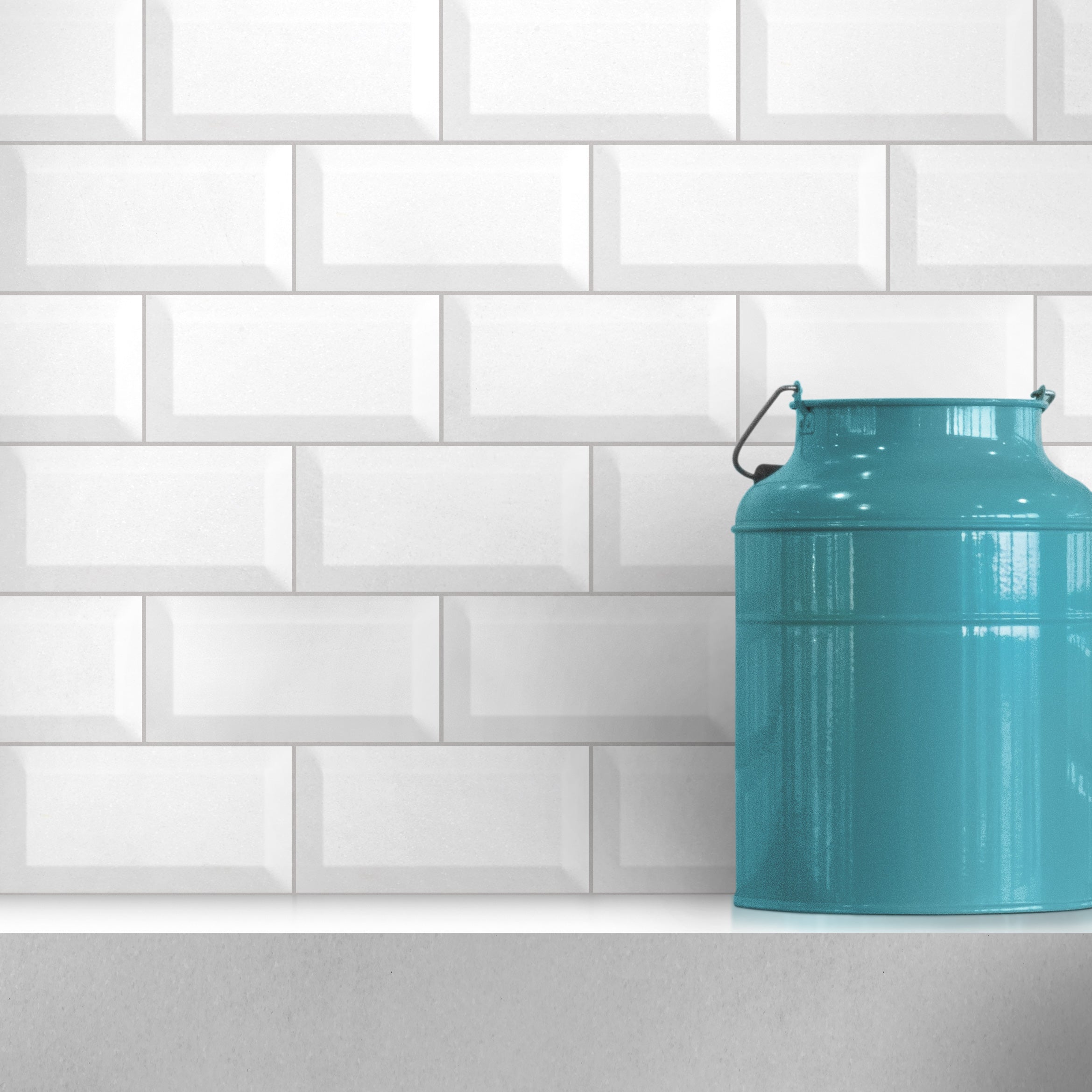 THASSOS WHITE: Field Tile (12"×12"×3/8" | tumbled)