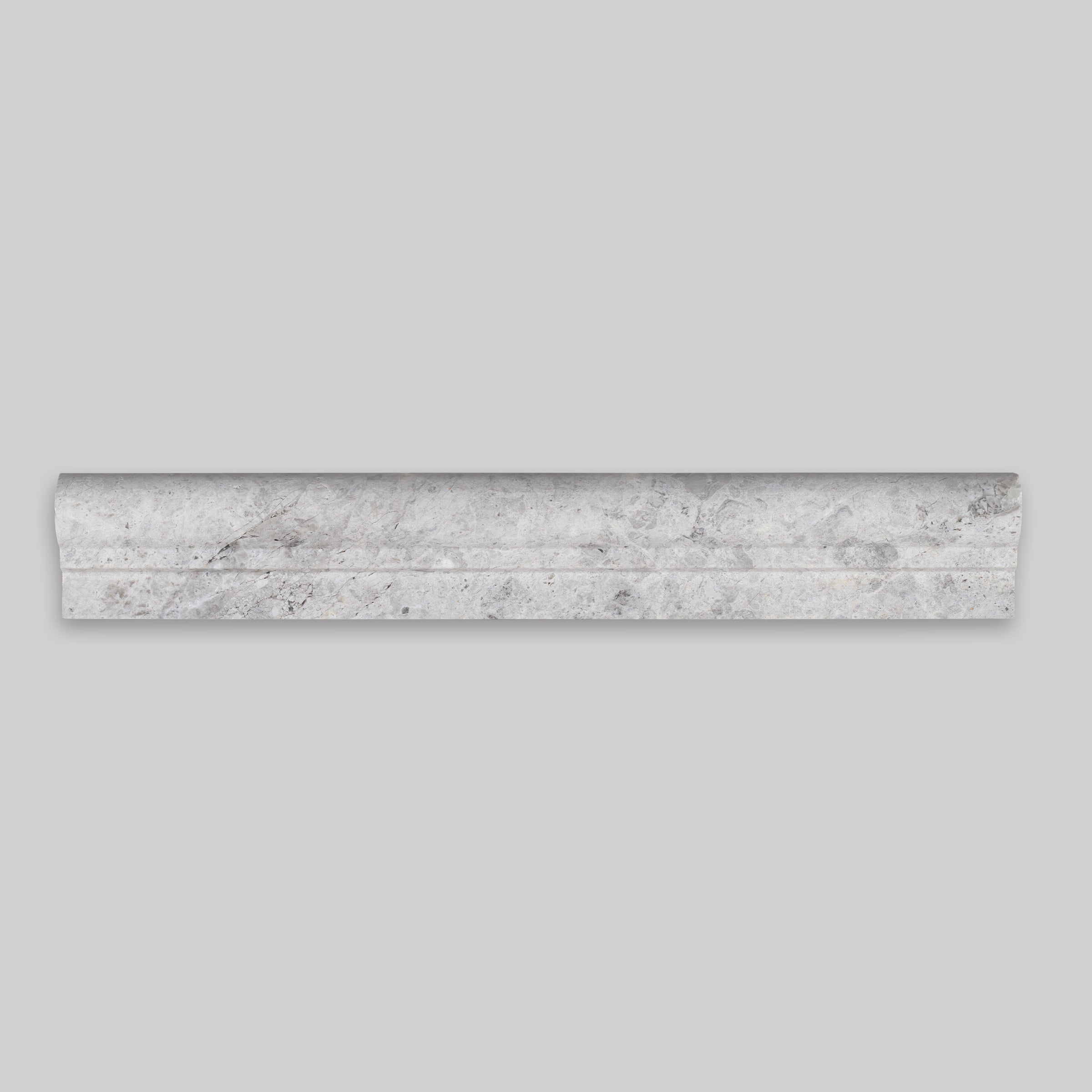 TUNDRA GREY: 1" Straight Stack Mosaic (12"×12"×3/8" | split-face)