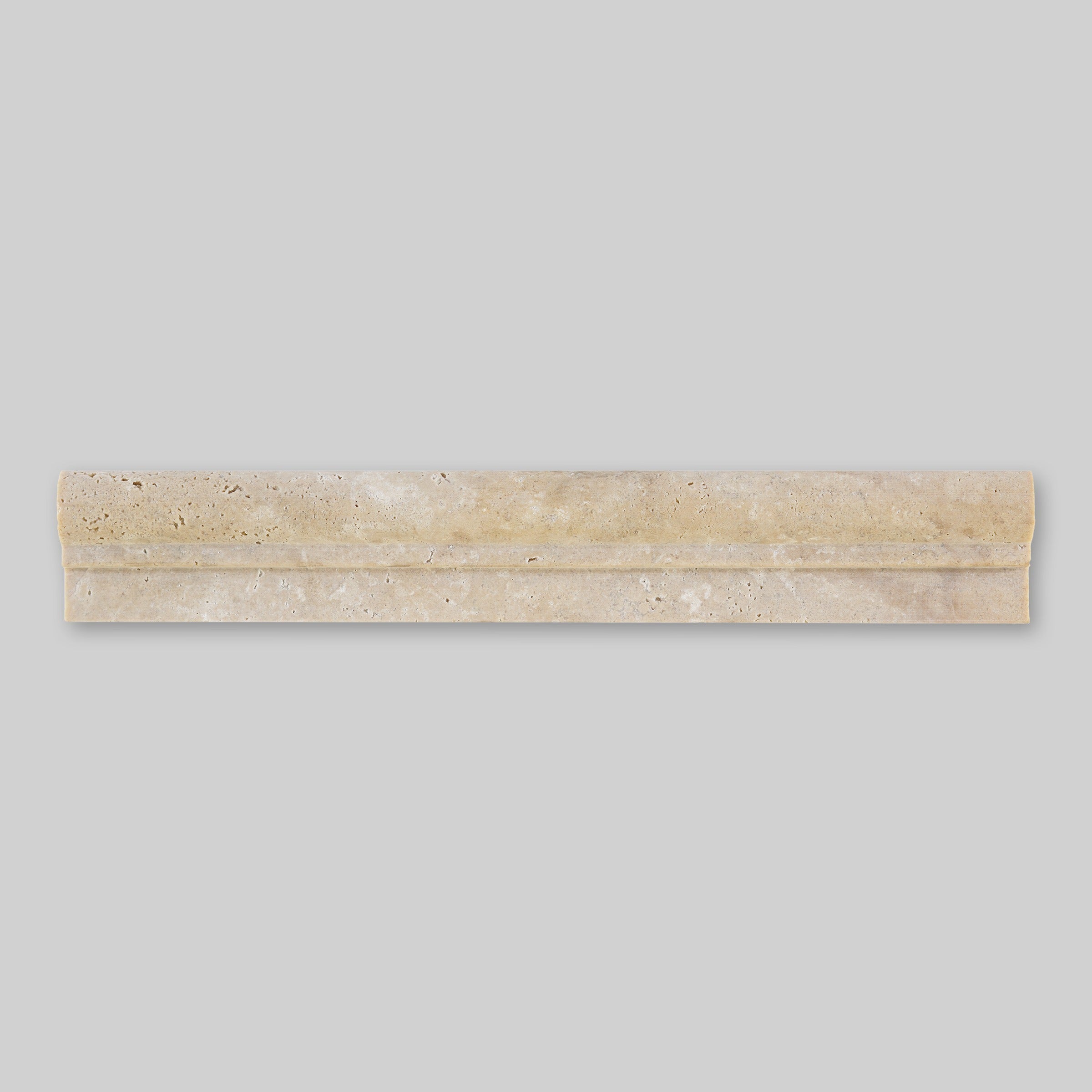 WALNUT: 1" Straight Stack Mosaic (12"×12"×3/8" | tumbled)