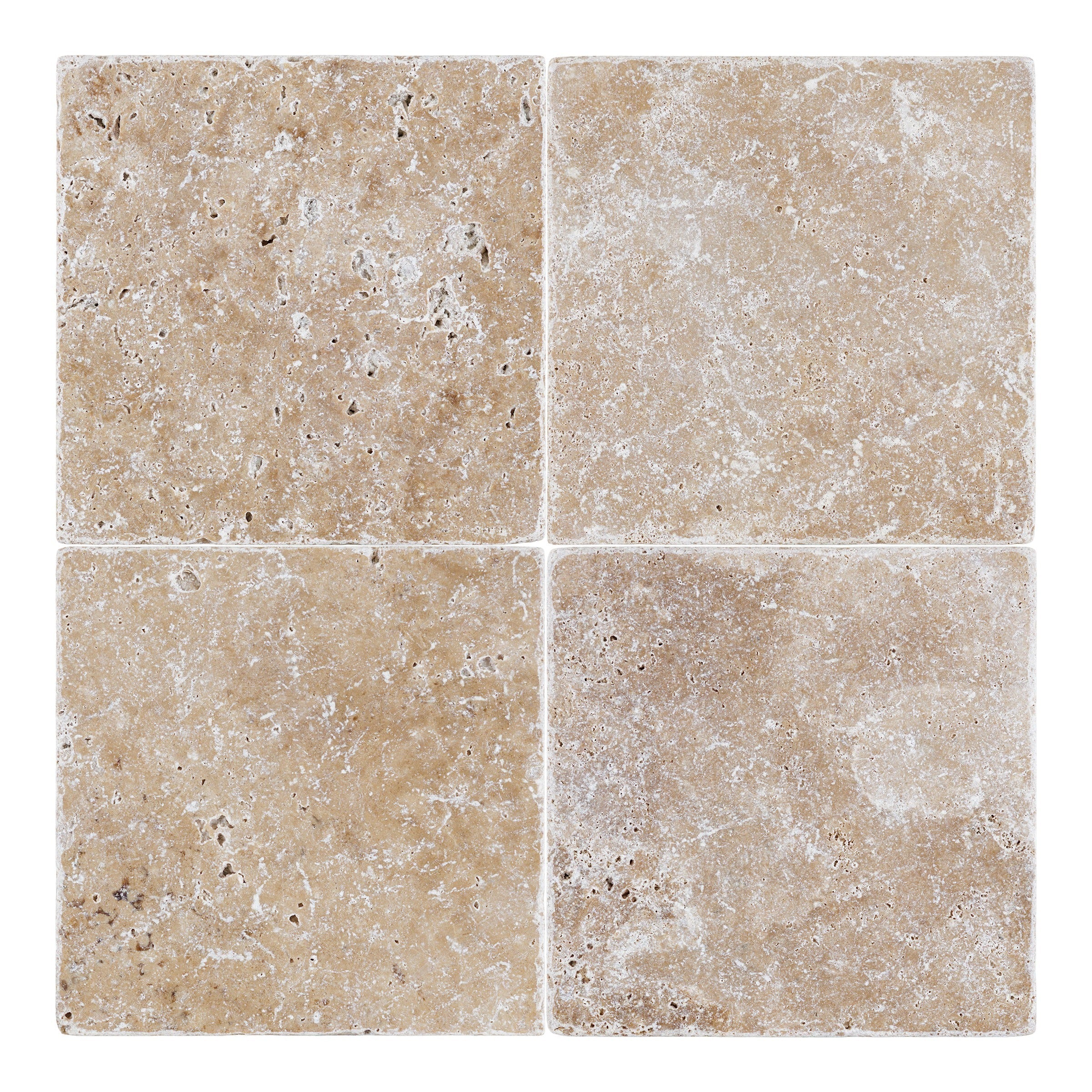 WALNUT: Field Tile (6"×6"×3/8" | tumbled)