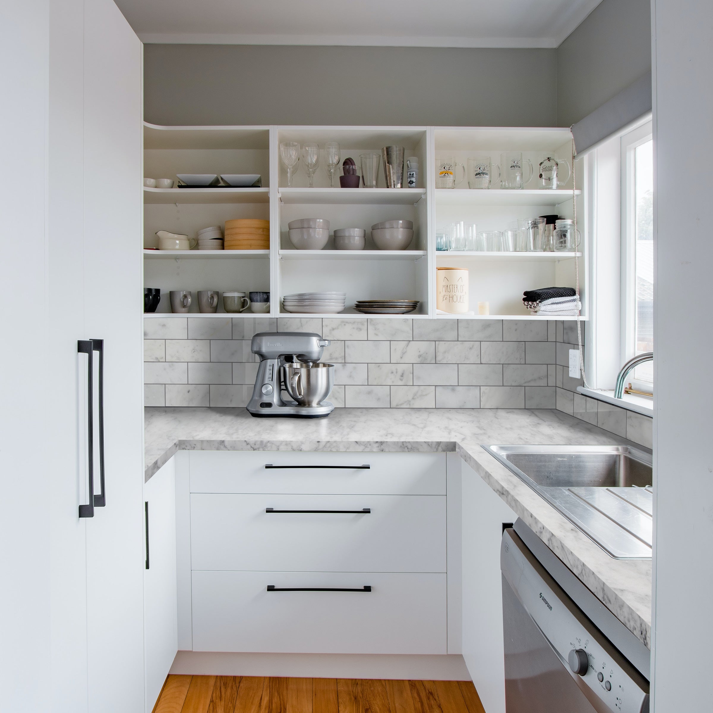 WHITE CARRARA: Field Tile (2"×8"×3/8" | polished)