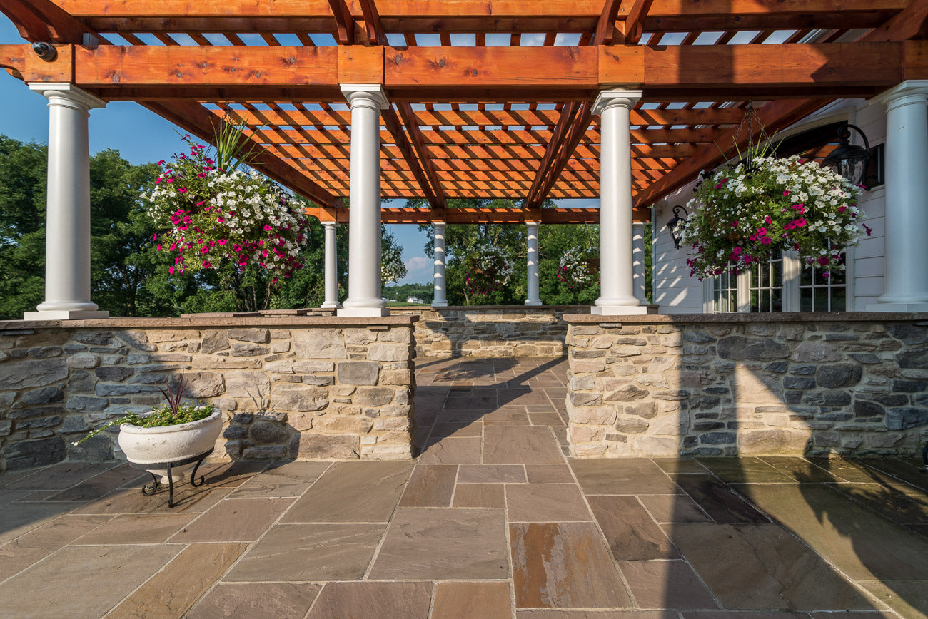 Classic Step Autumn Brown step by Old World Flagstone, primary product image, 16.0" x 48.0" x 6.0" size. Premium stone veneer for exterior and interior walls.