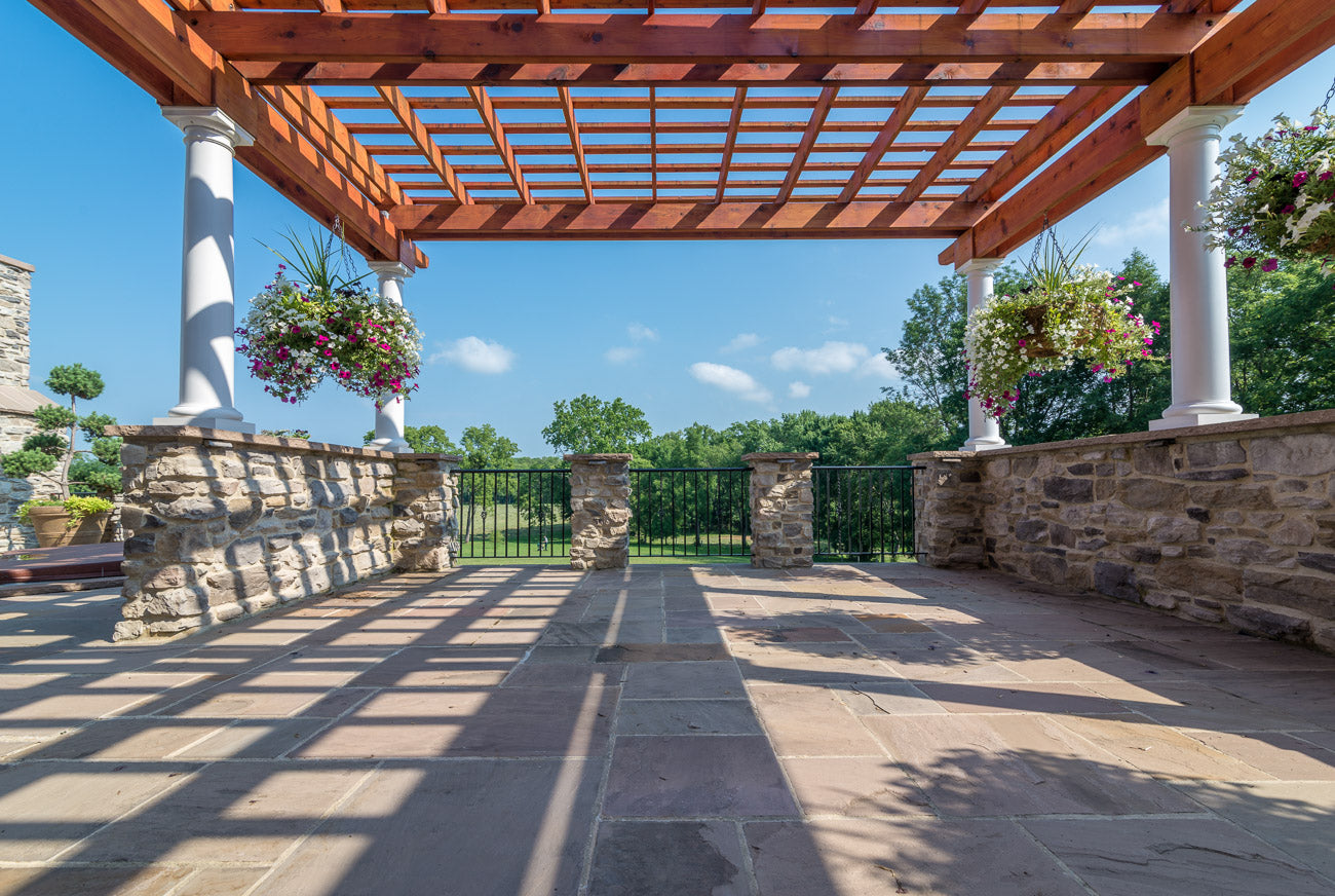 Classic Step Autumn Brown step by Old World Flagstone, primary product image, 16.0" x 48.0" x 6.0" size. Premium stone veneer for exterior and interior walls.