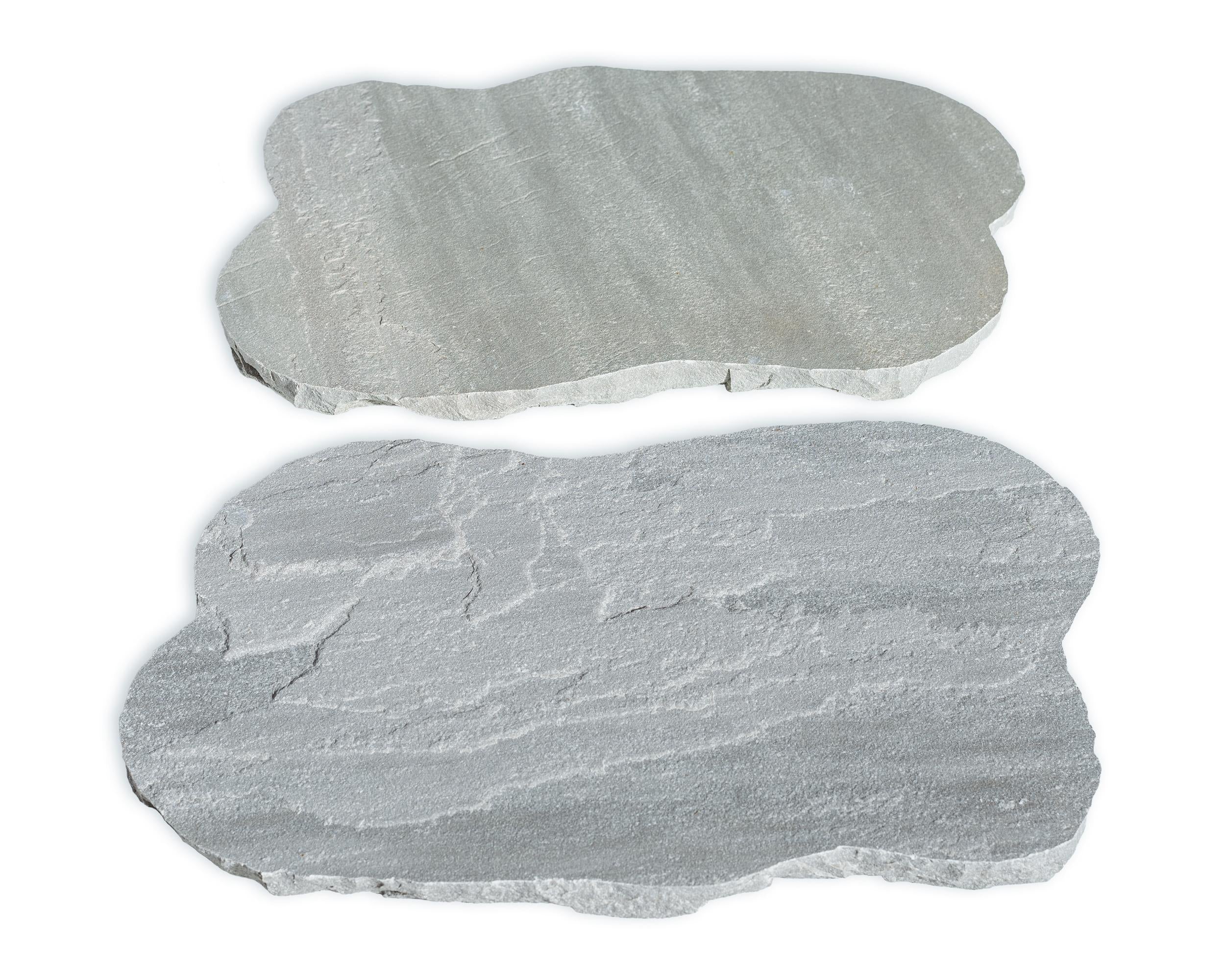 Classic MiniSteppers Grey step by Old World Flagstone, primary product image, 11.0" x 16.0" size. Premium stone veneer for exterior and interior walls.