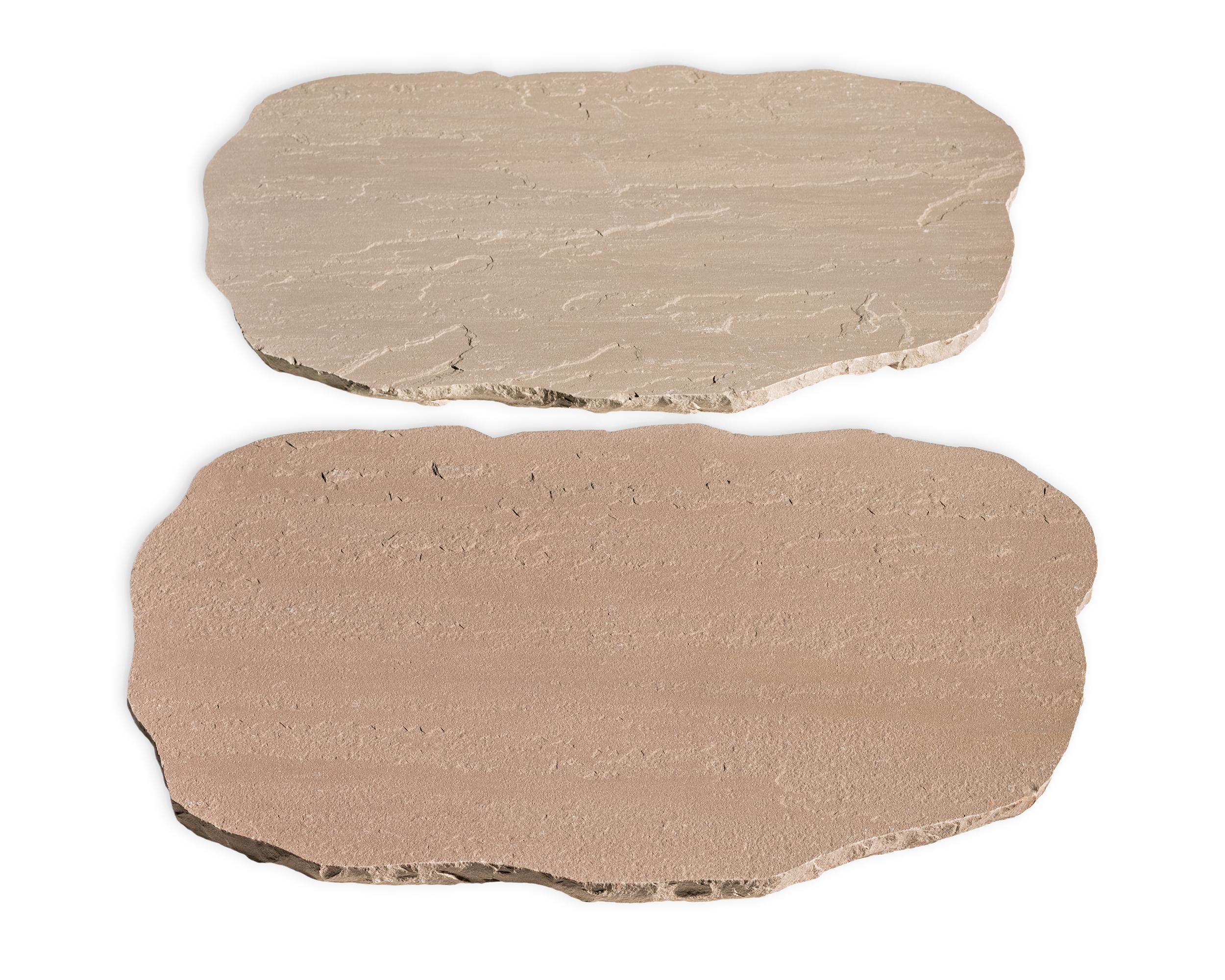 Classic Pathway Stone Autumn Brown pavers by Old World Flagstone, primary product image, 22.0" x 33.0" size. Premium stone veneer for exterior and interior walls.