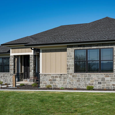 Deep River Granite tile and surface collection