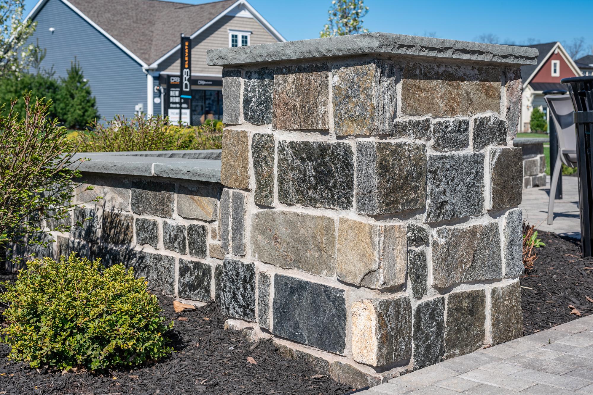 Rustic Ashlar Winter Harbor wall panels by Old World Veneer, primary product image. Premium stone veneer for exterior and interior walls.